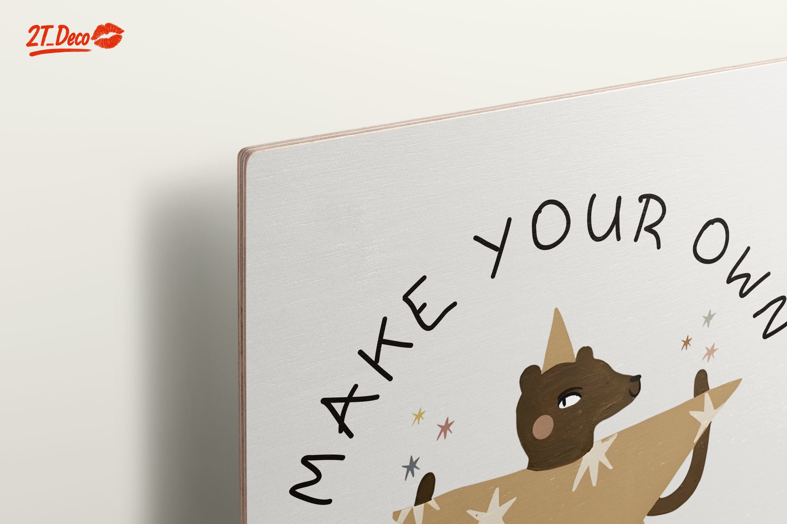 Whimsical Bear Making Magic Art - Image 15