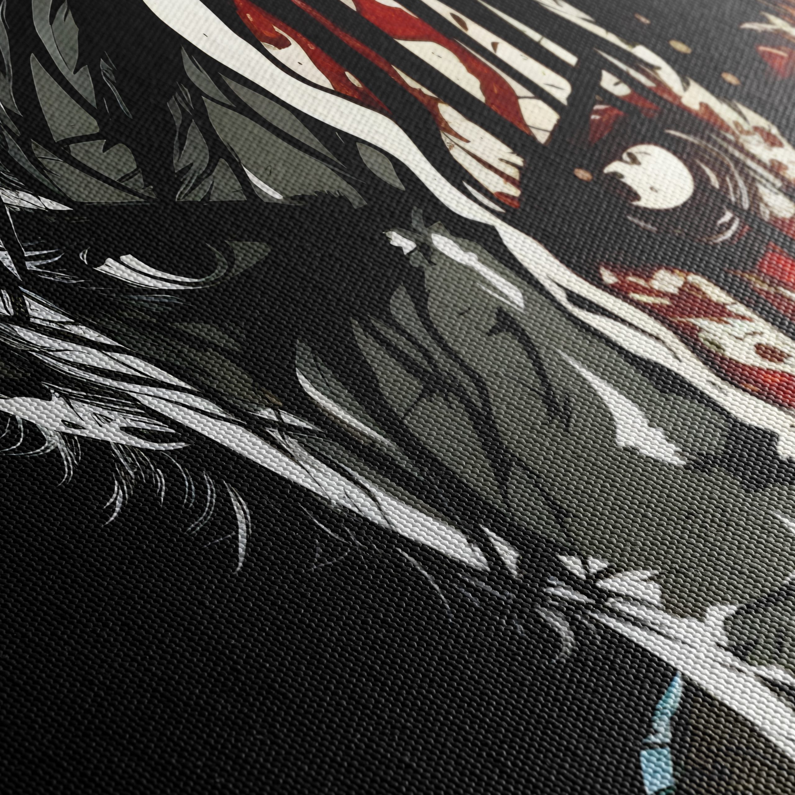 Demon Slayer Inspired Artistic Portrait - Image 5