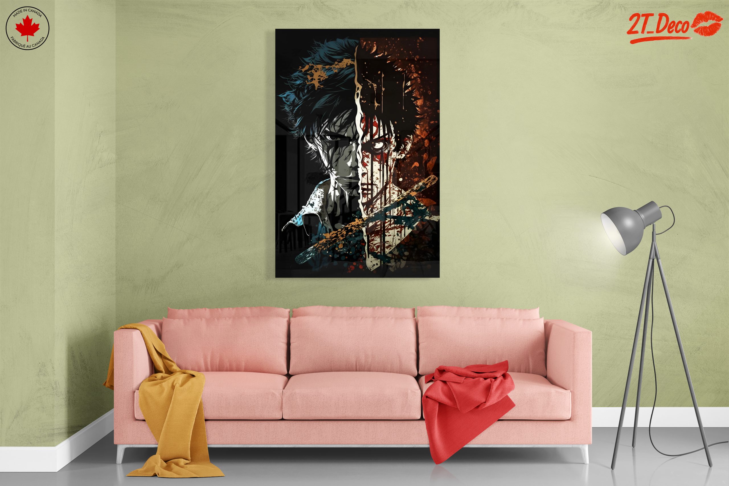Demon Slayer Inspired Artistic Portrait - Image 7