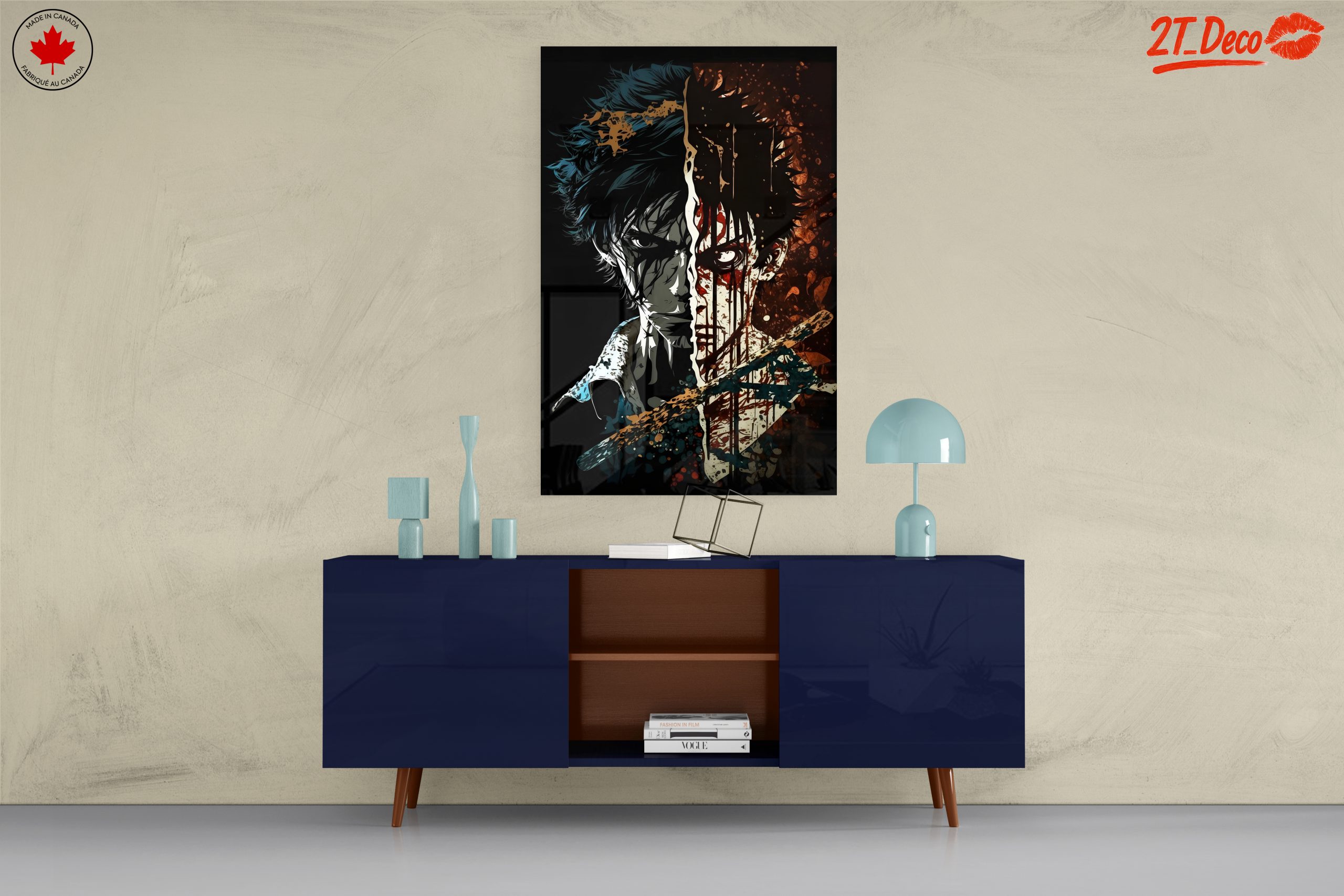 Demon Slayer Inspired Artistic Portrait - Image 8