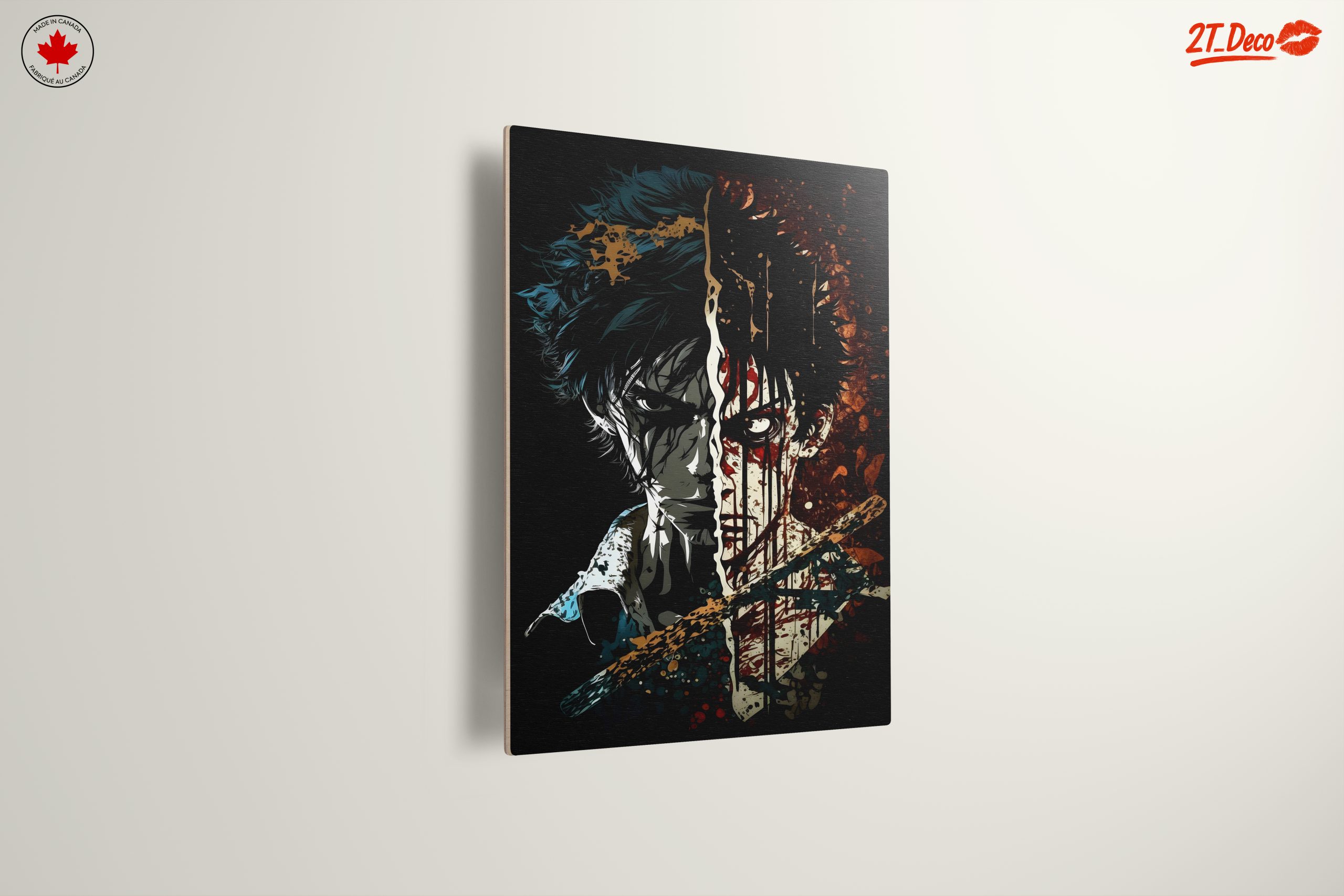 Demon Slayer Inspired Artistic Portrait - Image 13