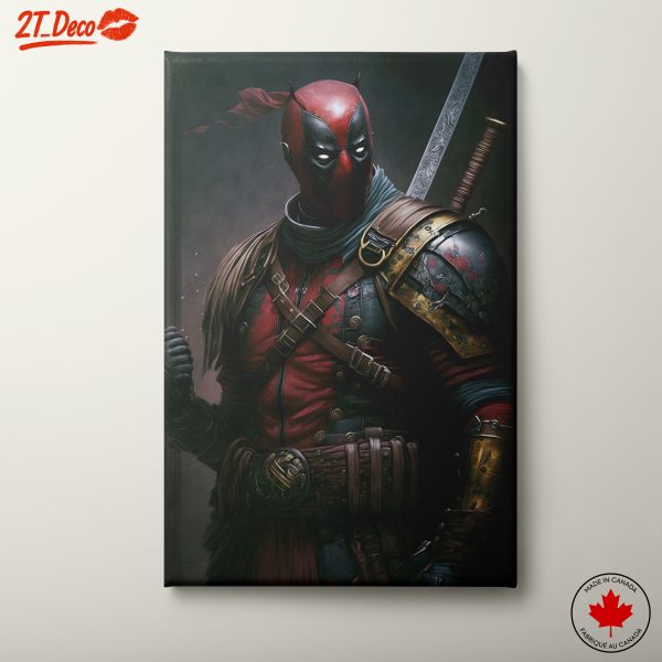 Dynamic Deadpool Character Art