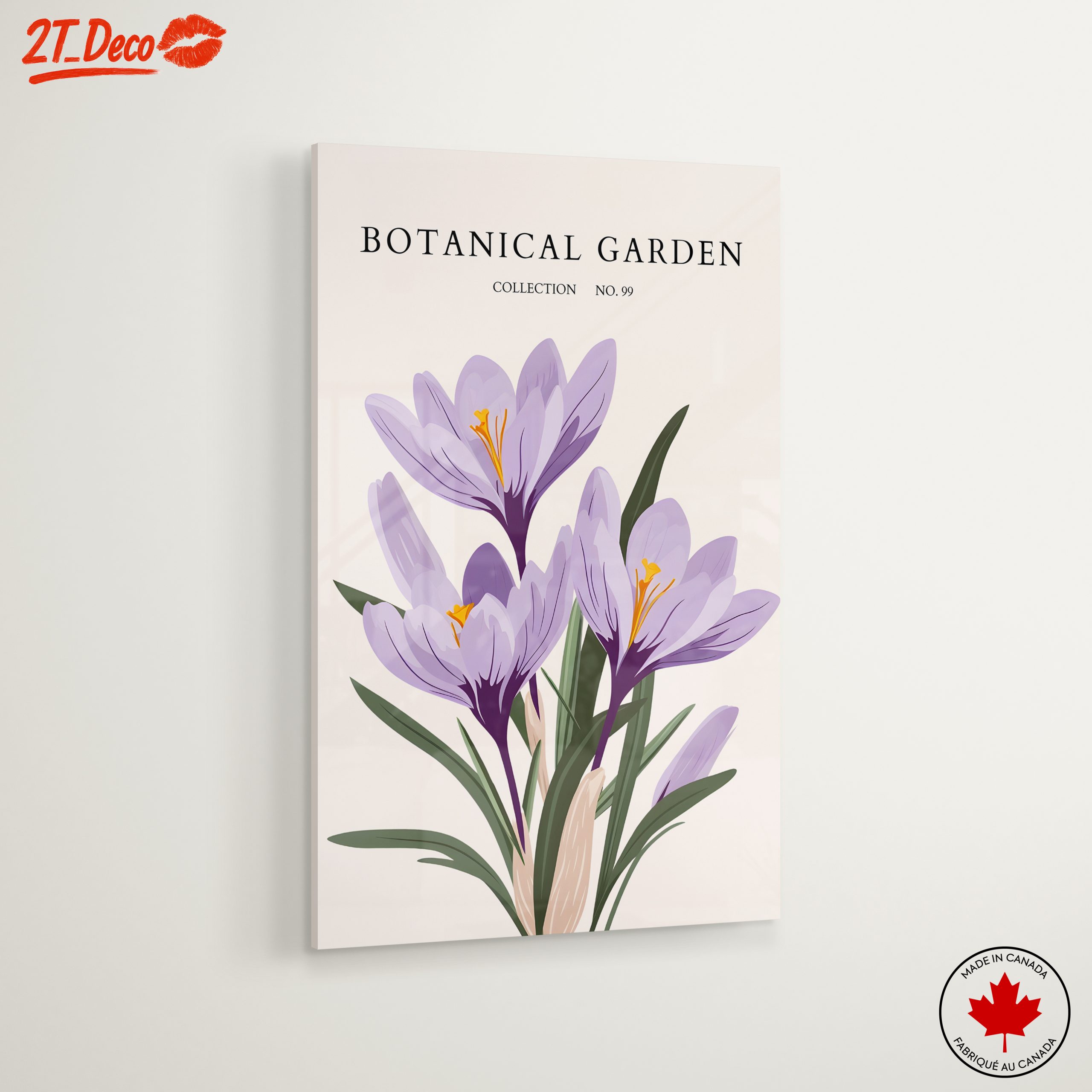 Vibrant Crocus Floral Artwork - Image 6