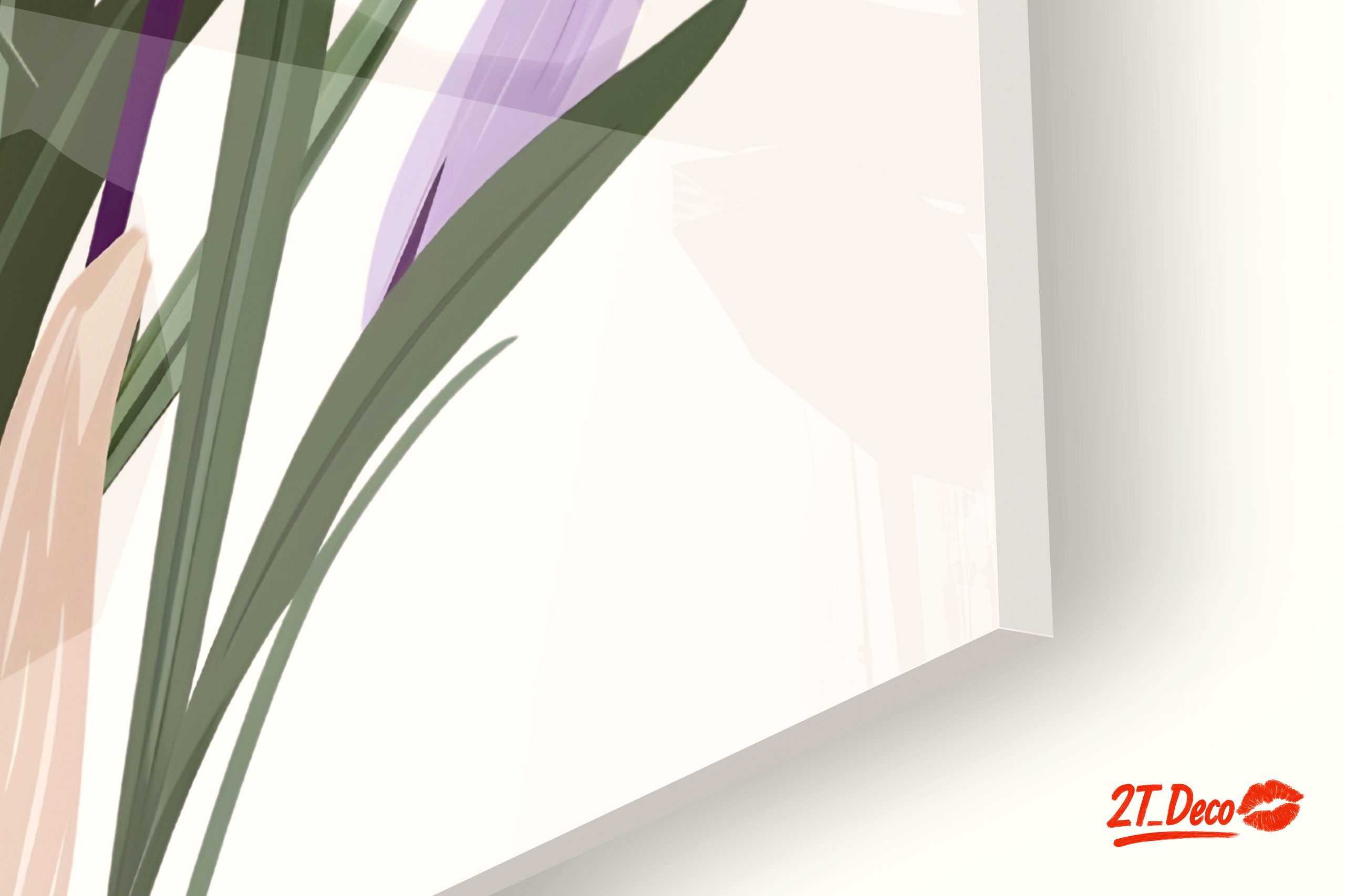 Vibrant Crocus Floral Artwork - Image 9