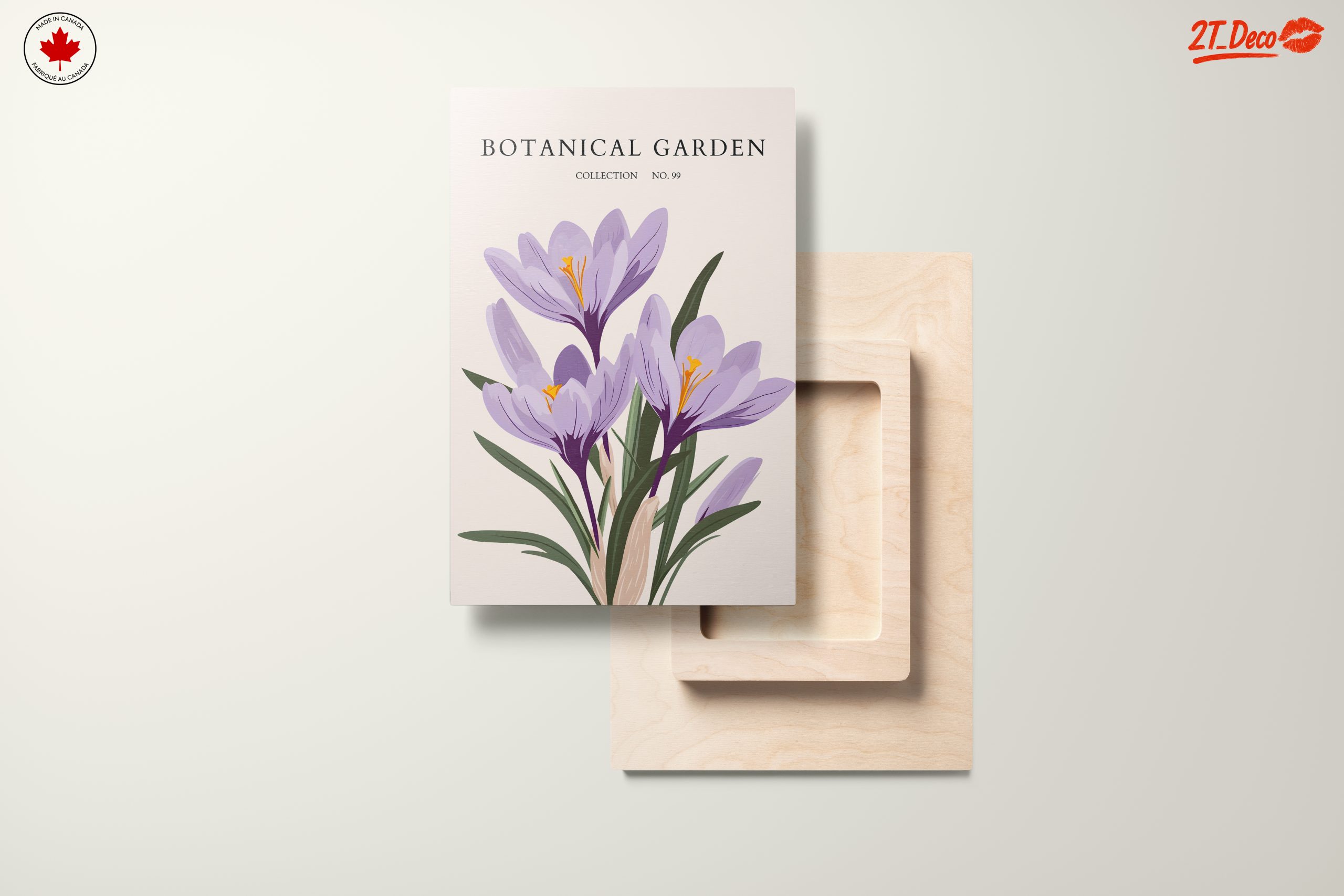 Vibrant Crocus Floral Artwork - Image 11
