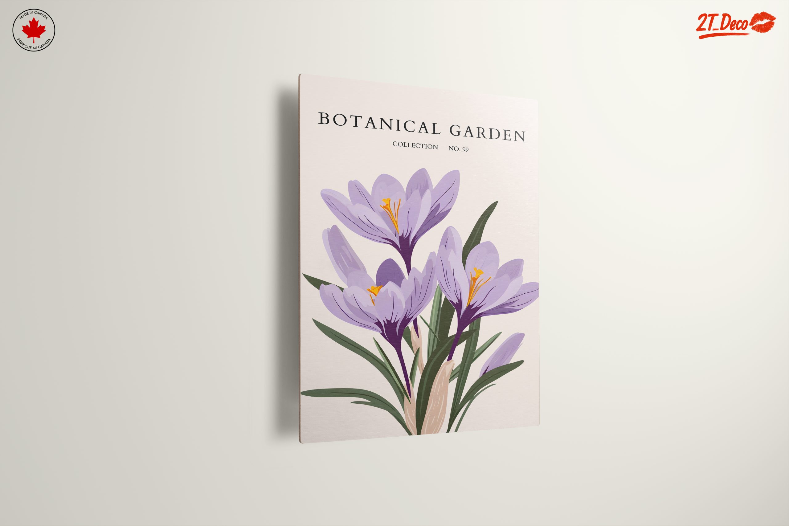 Vibrant Crocus Floral Artwork - Image 13