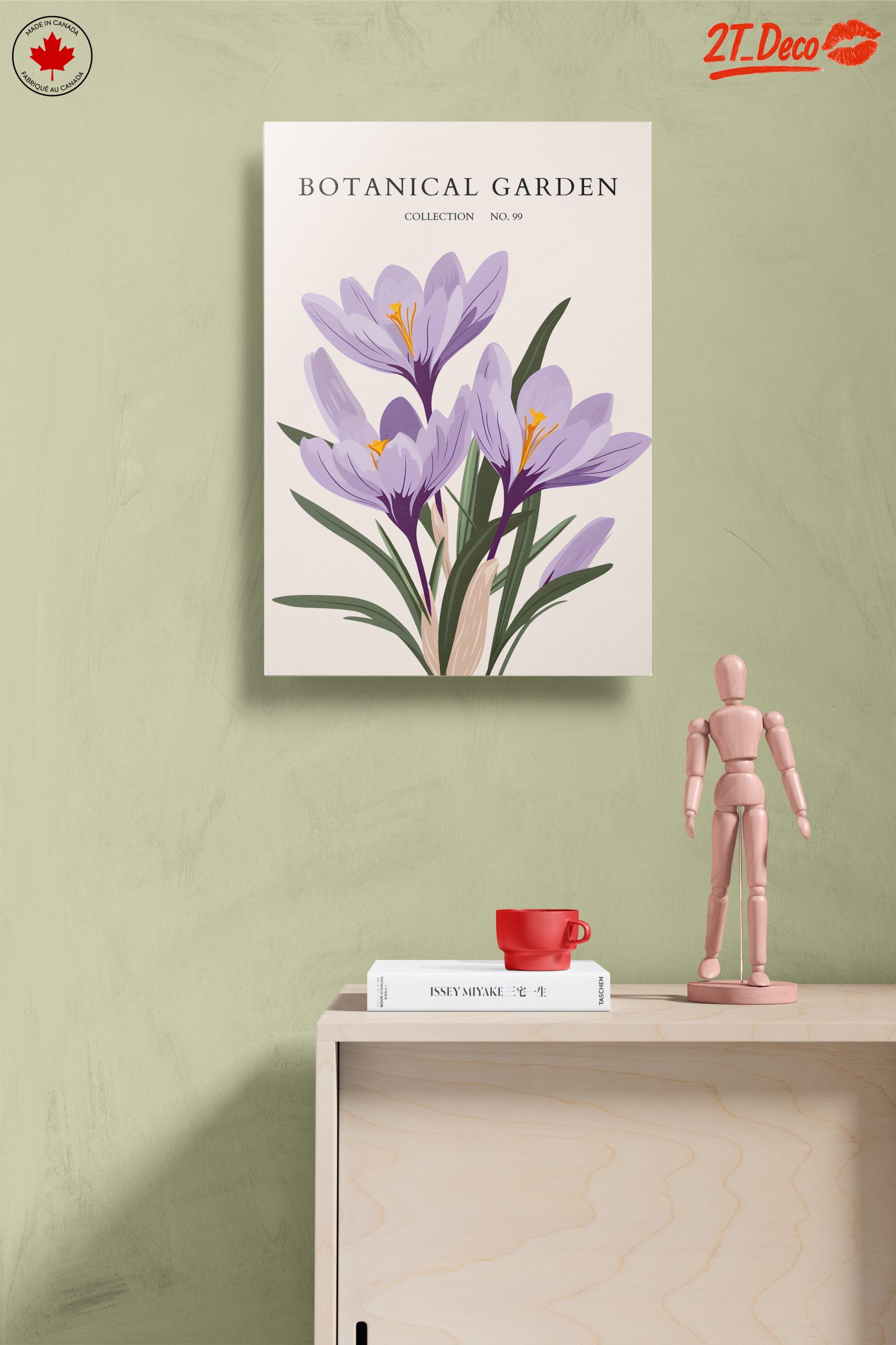 Vibrant Crocus Floral Artwork - Image 14