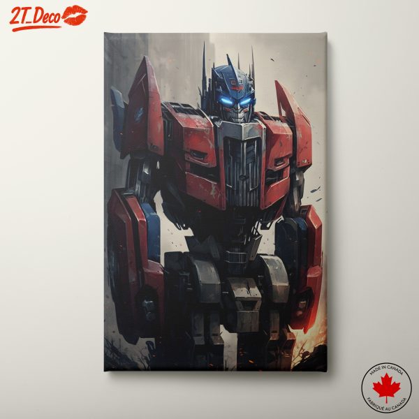 Epic Dynamic Character Artwork Featuring a Robot