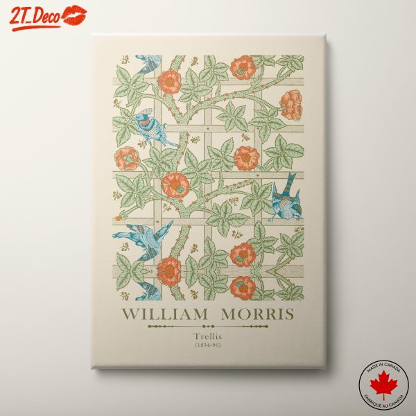 William Morris Trellis Floral Art