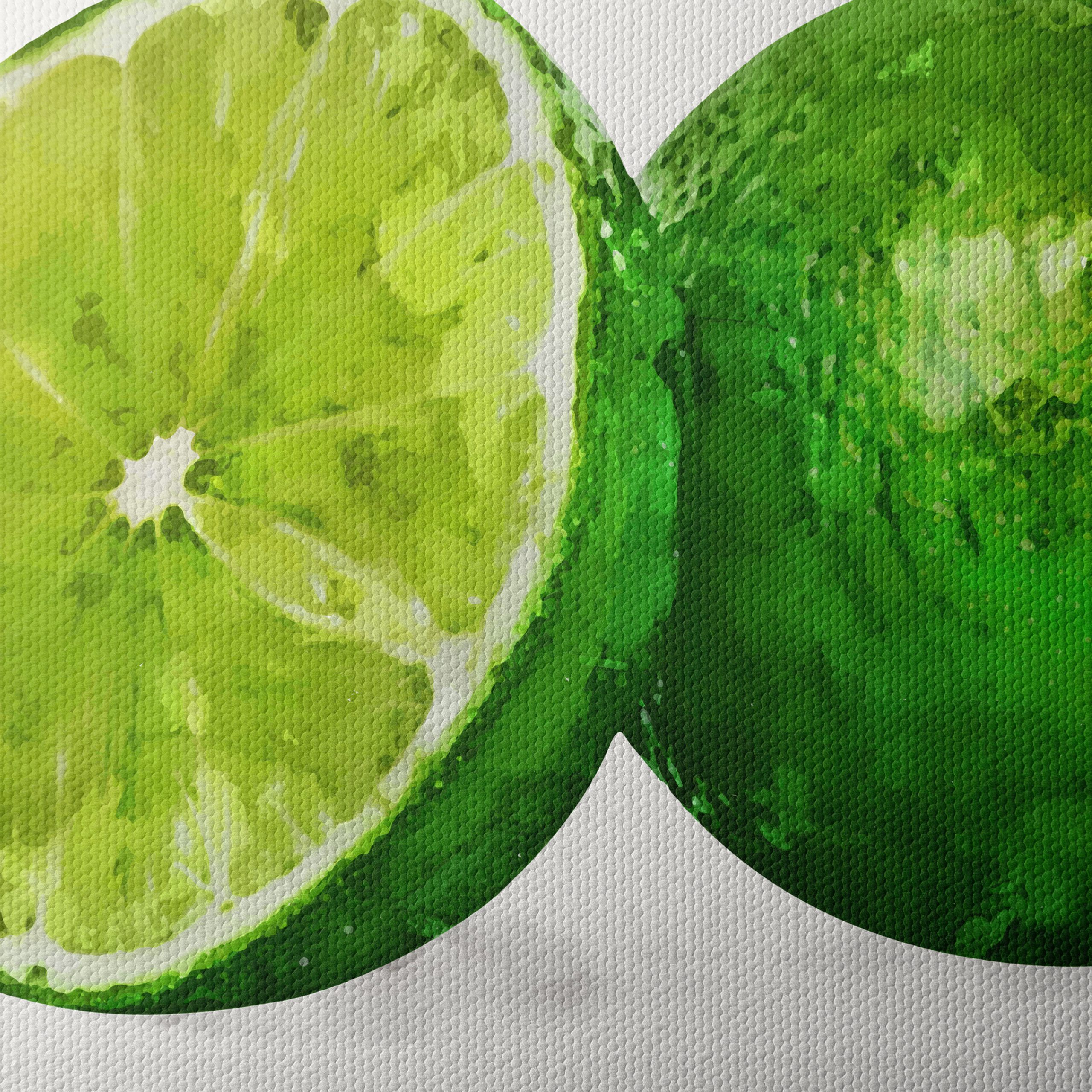 Stylized Lime Abstract Art - Image 4