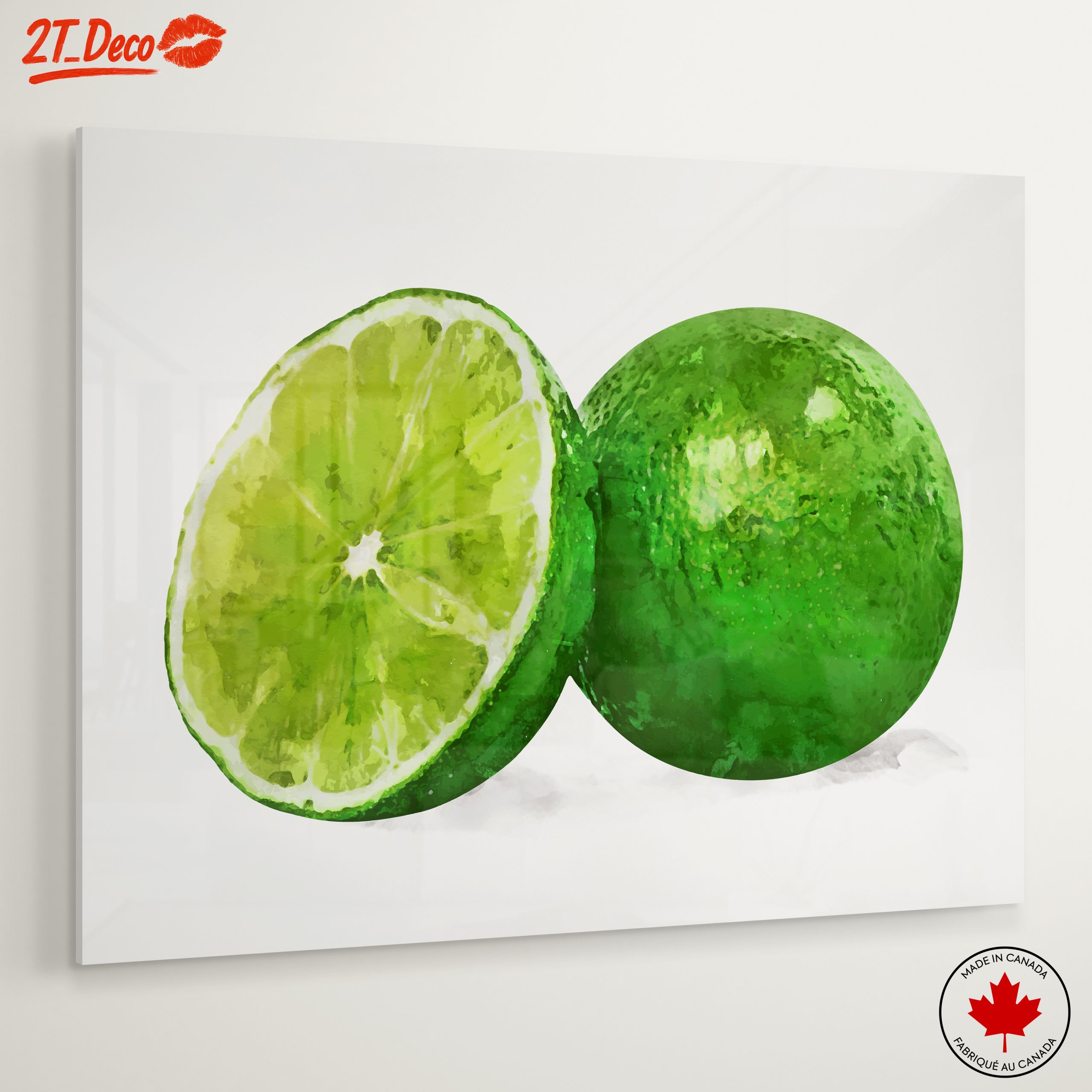 Stylized Lime Abstract Art - Image 6