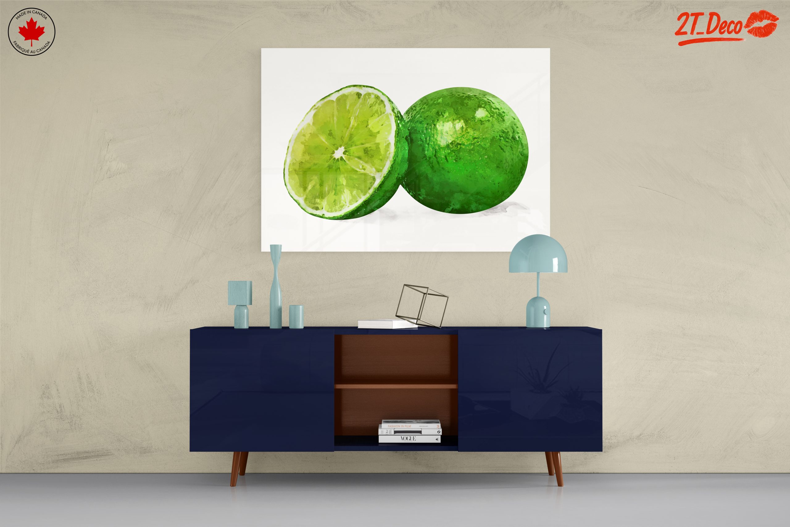 Stylized Lime Abstract Art - Image 8