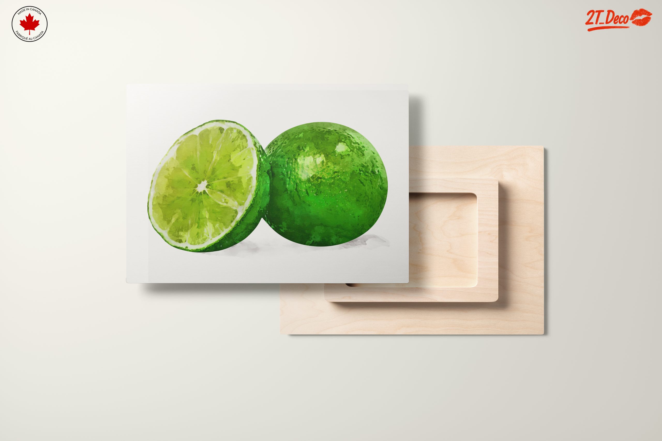 Stylized Lime Abstract Art - Image 11