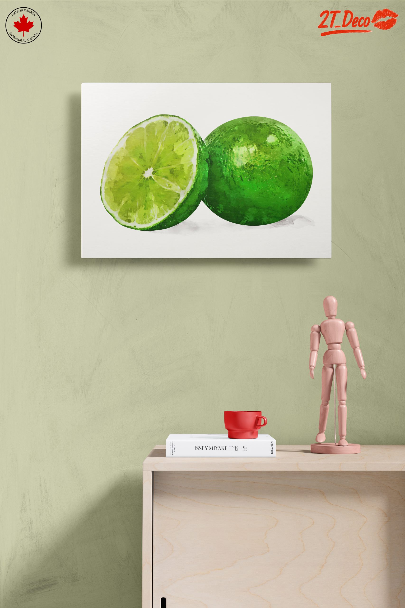 Stylized Lime Abstract Art - Image 14