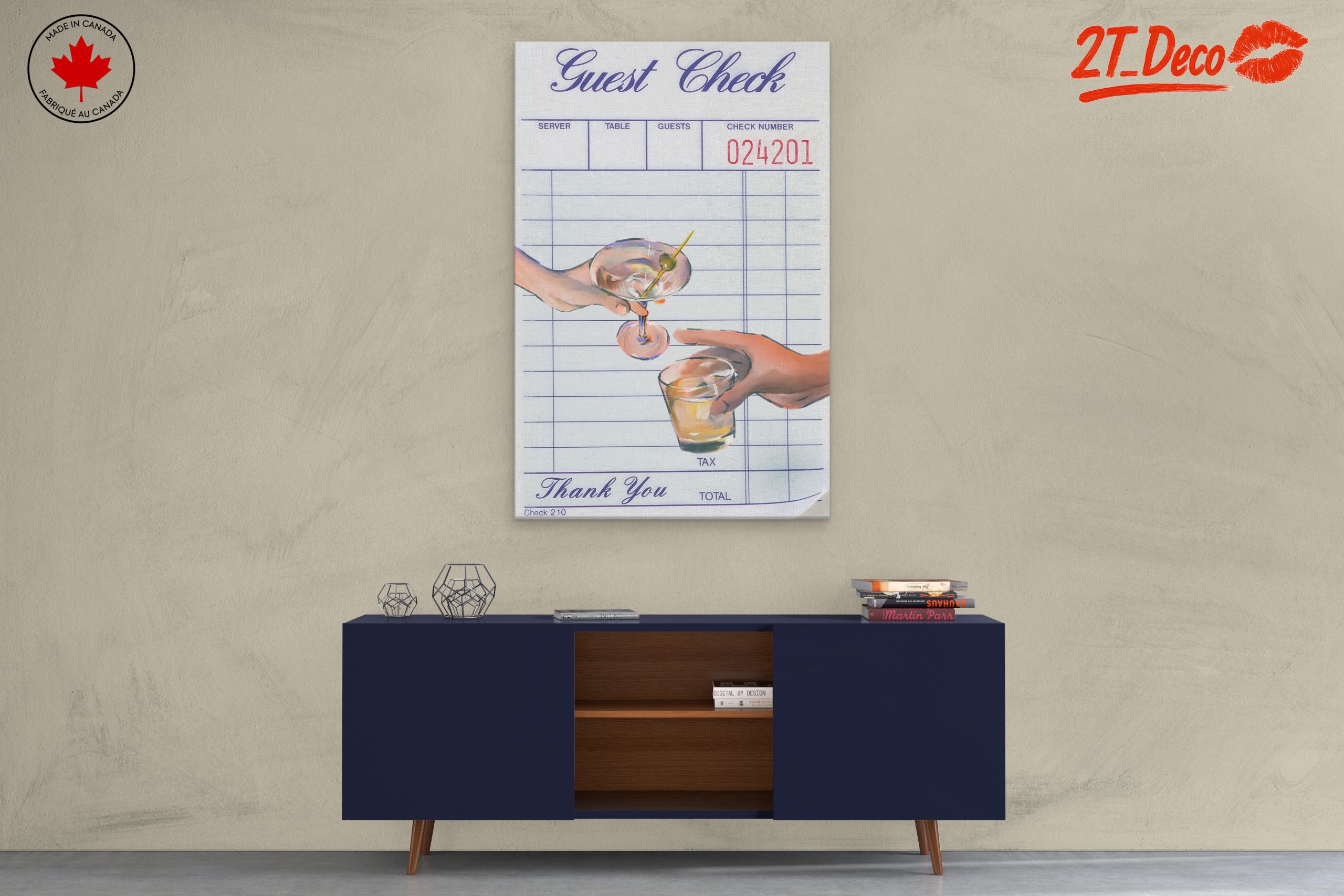 Cocktail Celebrations on Guest Check Artwork - Image 3