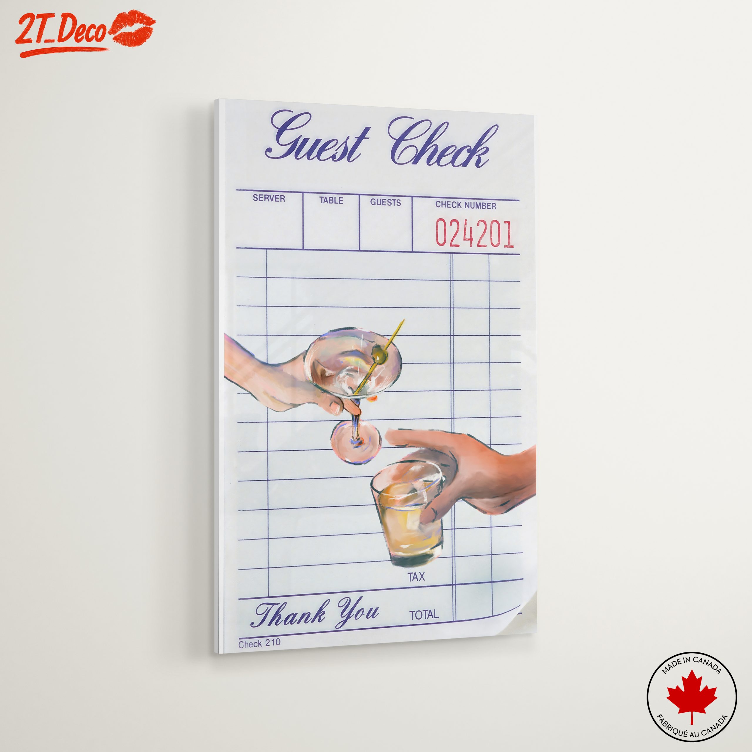 Cocktail Celebrations on Guest Check Artwork - Image 6