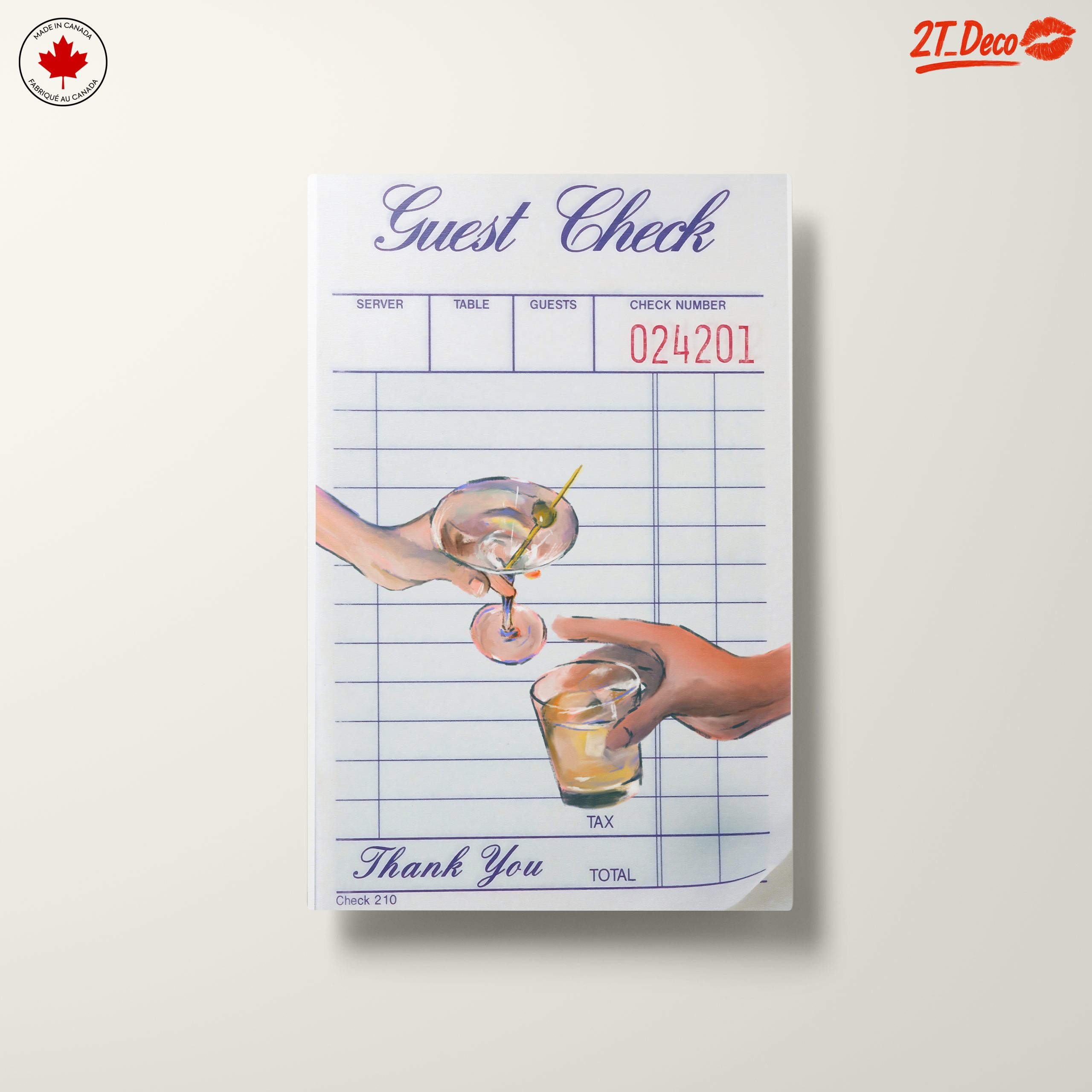 Cocktail Celebrations on Guest Check Artwork - Image 10