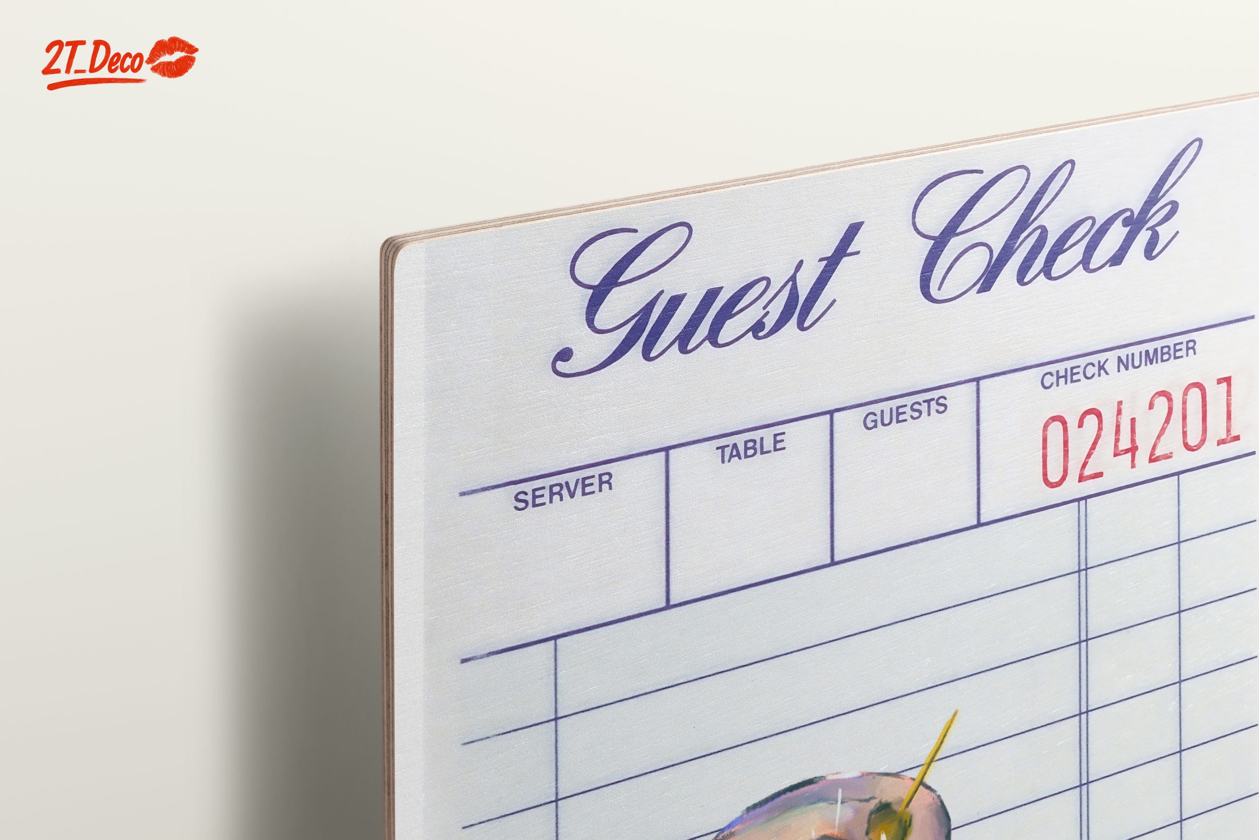 Cocktail Celebrations on Guest Check Artwork - Image 15