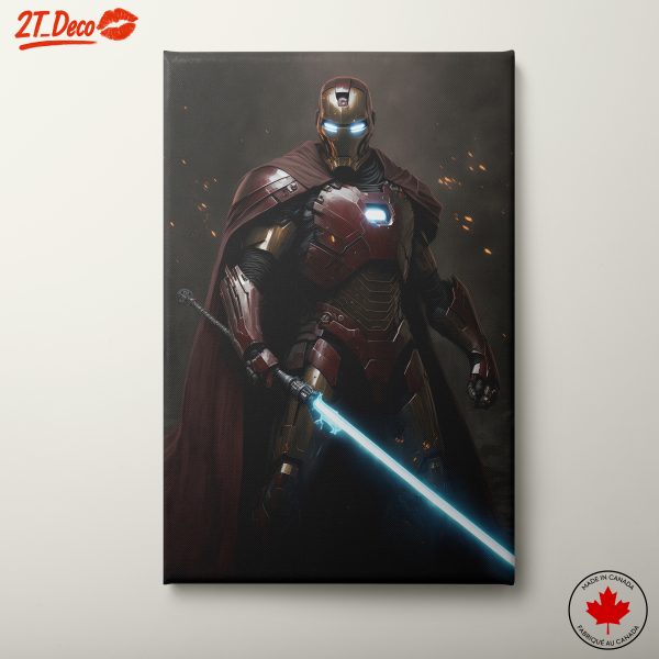 Dynamic Iron Man Character Art