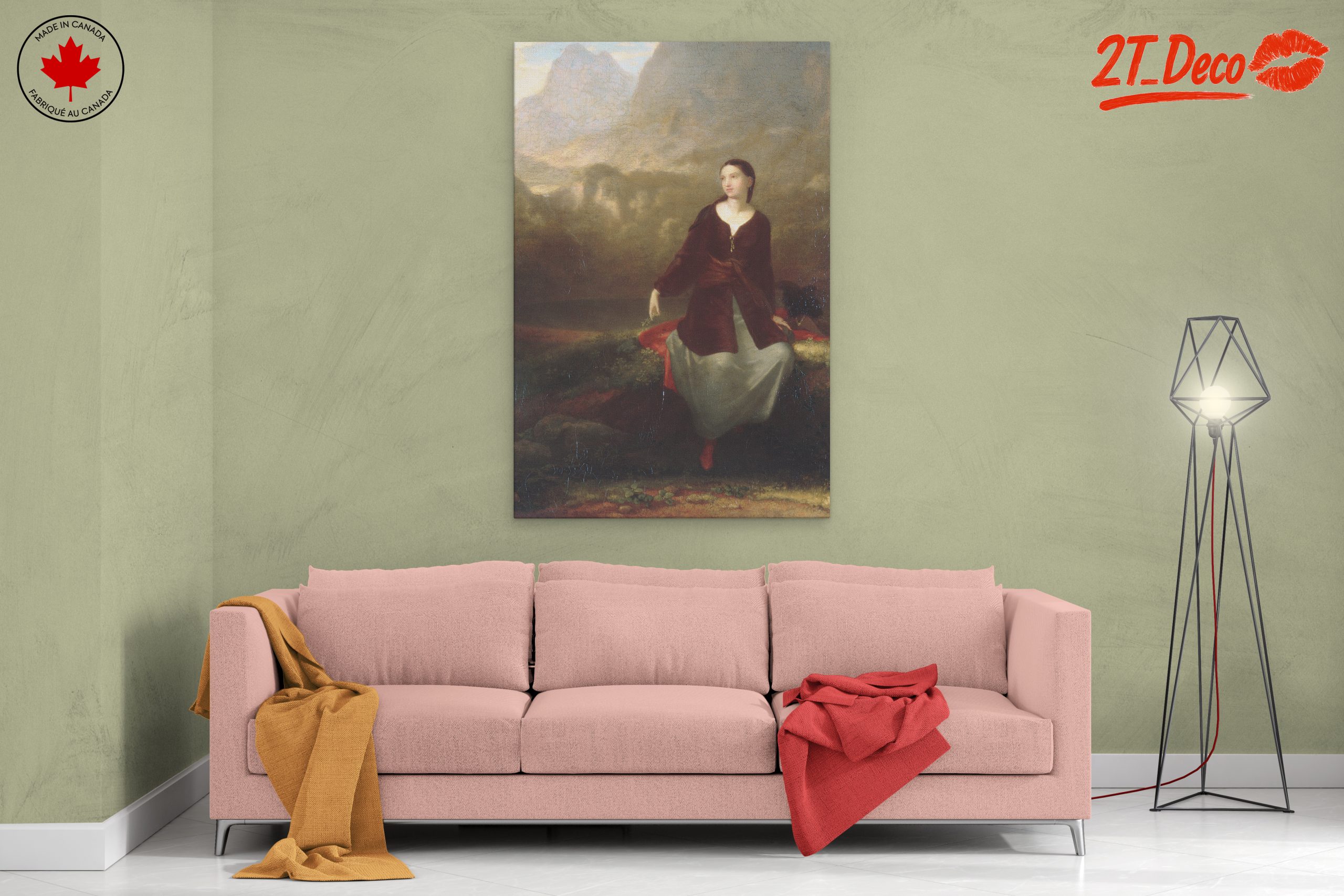 Elegant Contemporary Portrait in Serene Landscape - Image 2