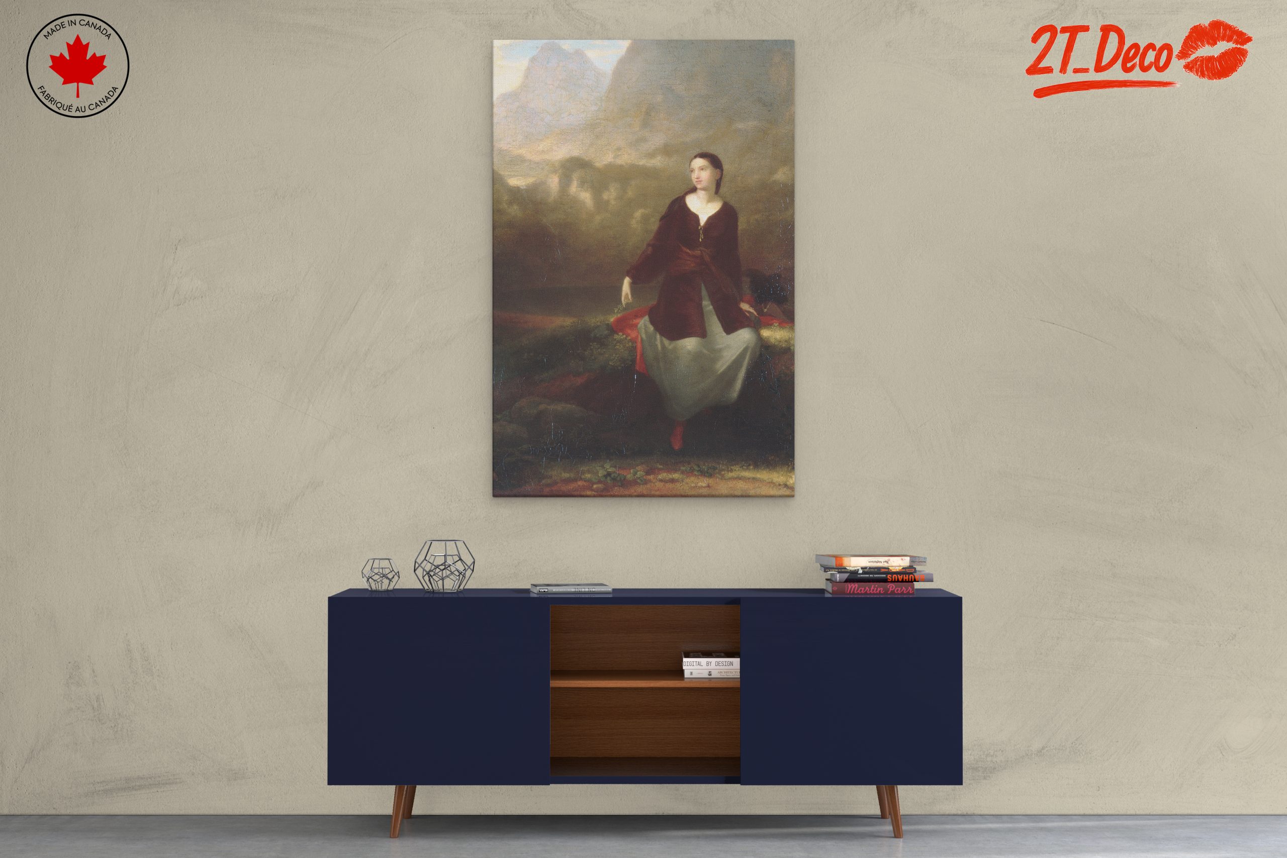Elegant Contemporary Portrait in Serene Landscape - Image 3