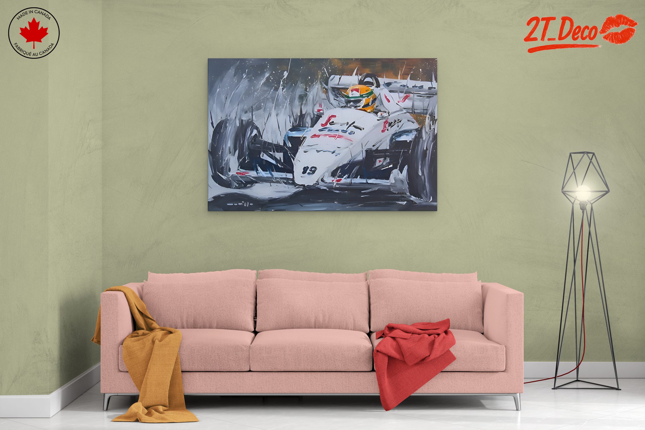 Dynamic Motorsport Race Scene Artwork - Image 2