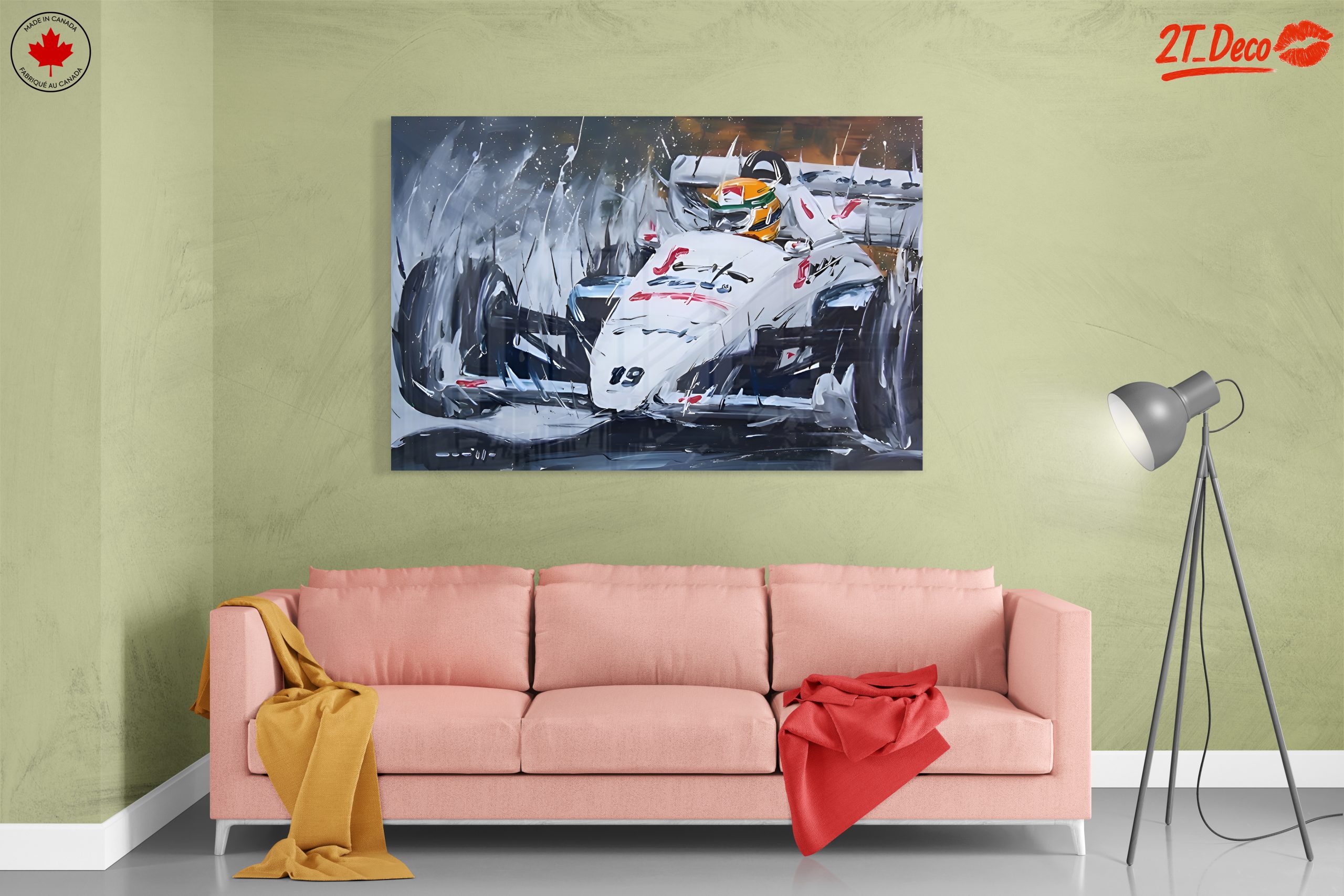 Dynamic Motorsport Race Scene Artwork - Image 7