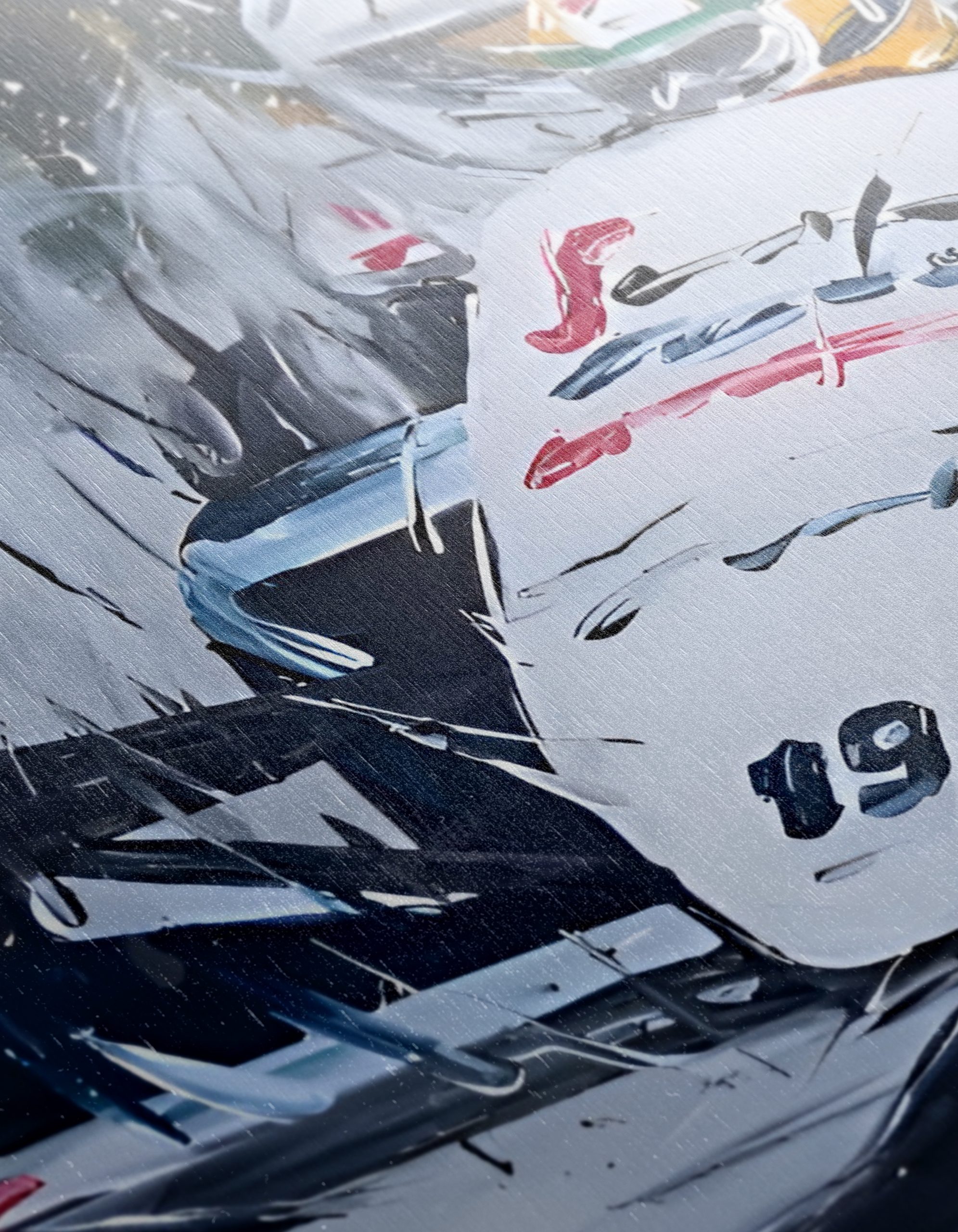 Dynamic Motorsport Race Scene Artwork - Image 12