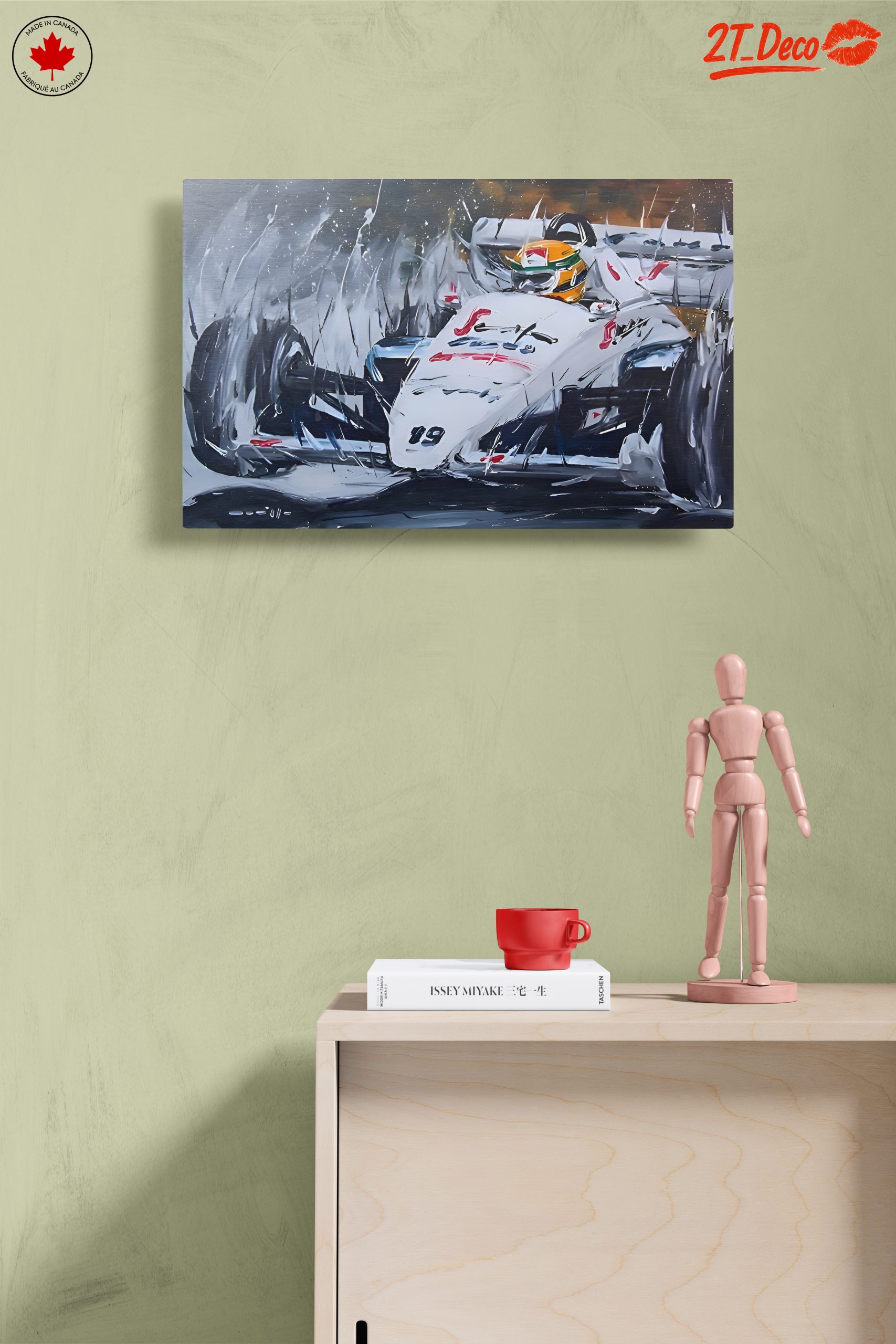 Dynamic Motorsport Race Scene Artwork - Image 14