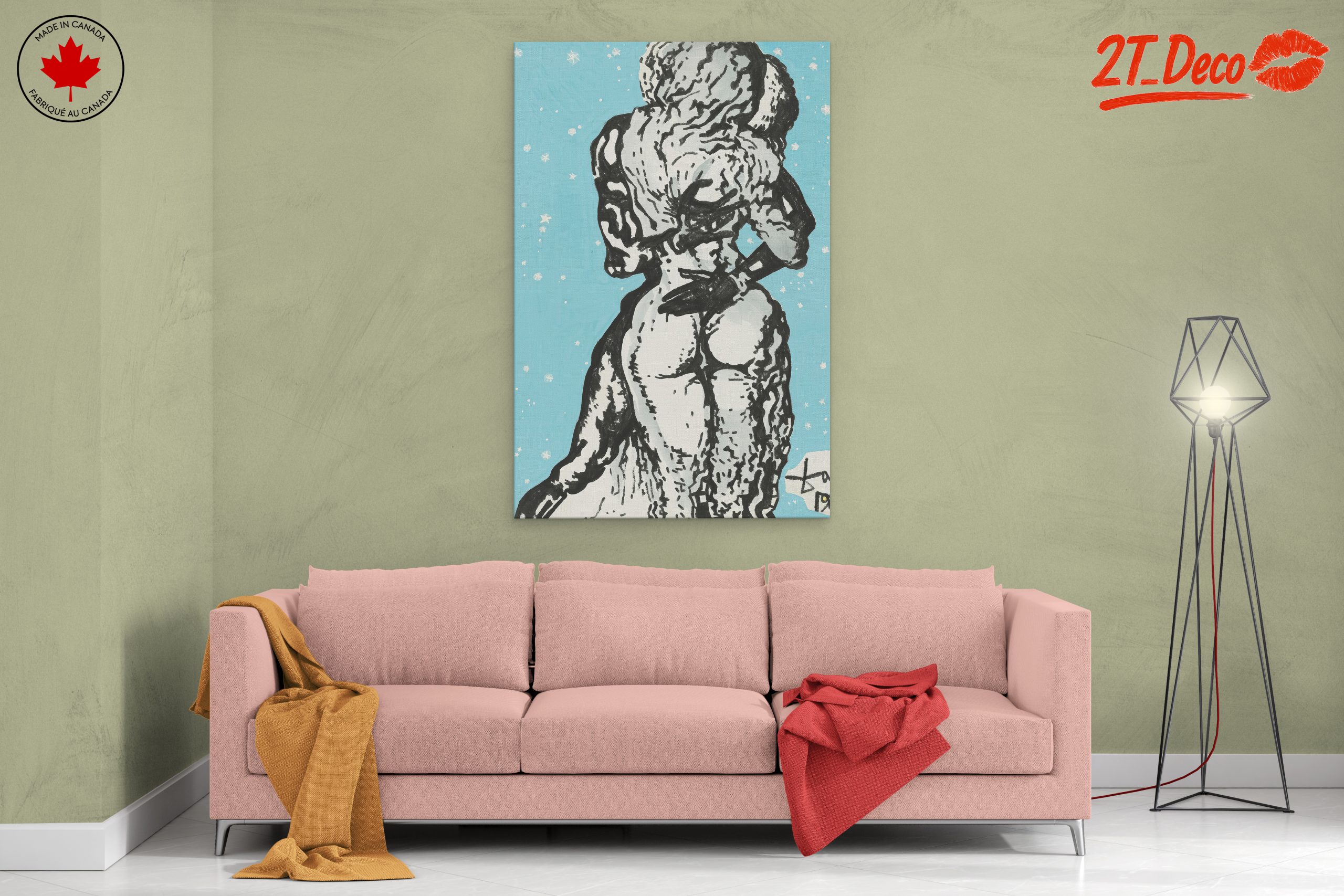 Stylized Abstract Figure Artwork 4 - Image 2