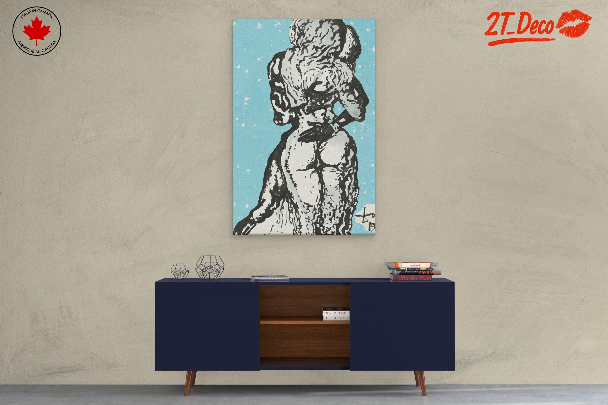 Stylized Abstract Figure Artwork 4 - Image 3