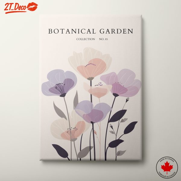 Elegant Floral Composition in Botanical Style