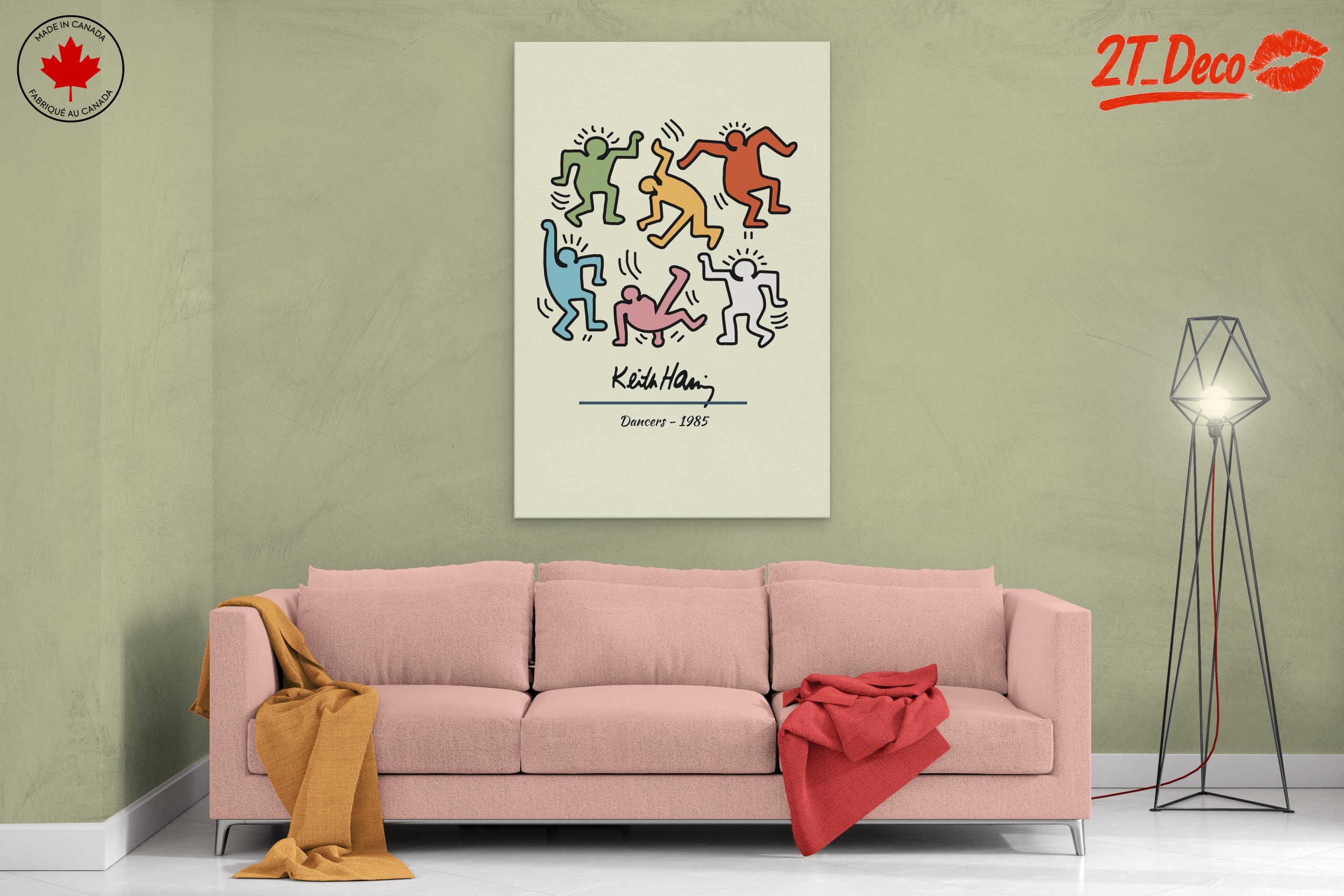 Keith Haring Dancers Artwork 2 - Image 2