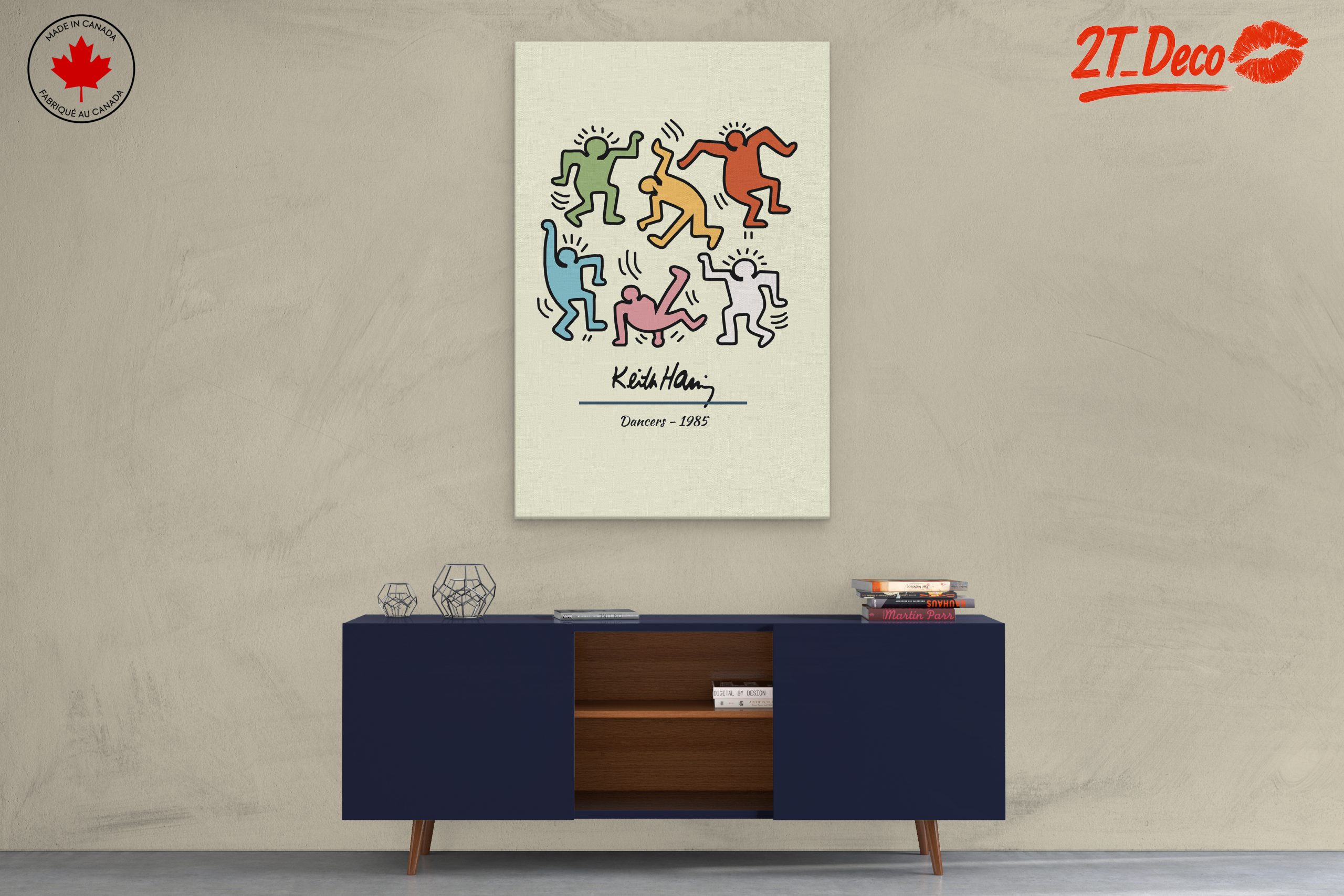 Keith Haring Dancers Artwork 2 - Image 3