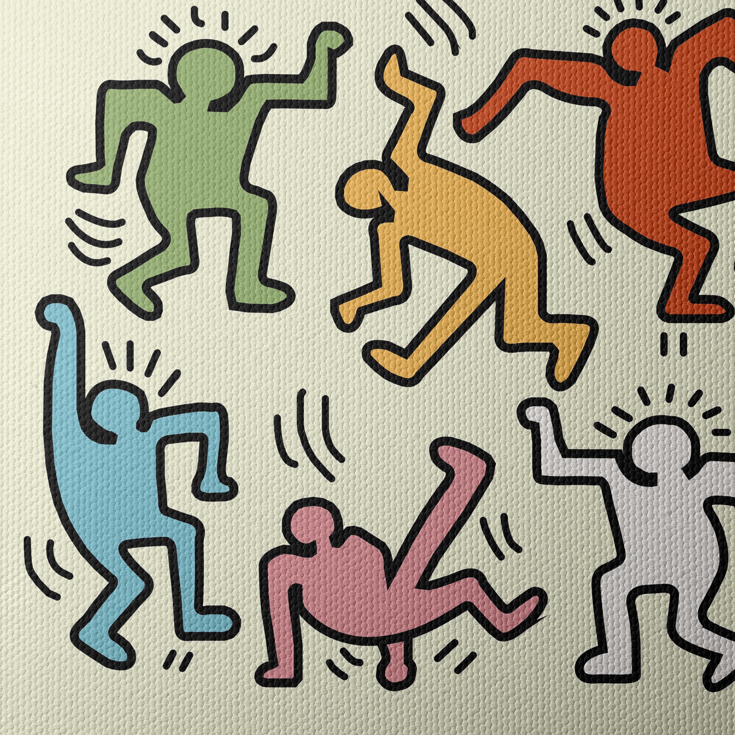 Keith Haring Dancers Artwork 2 - Image 4