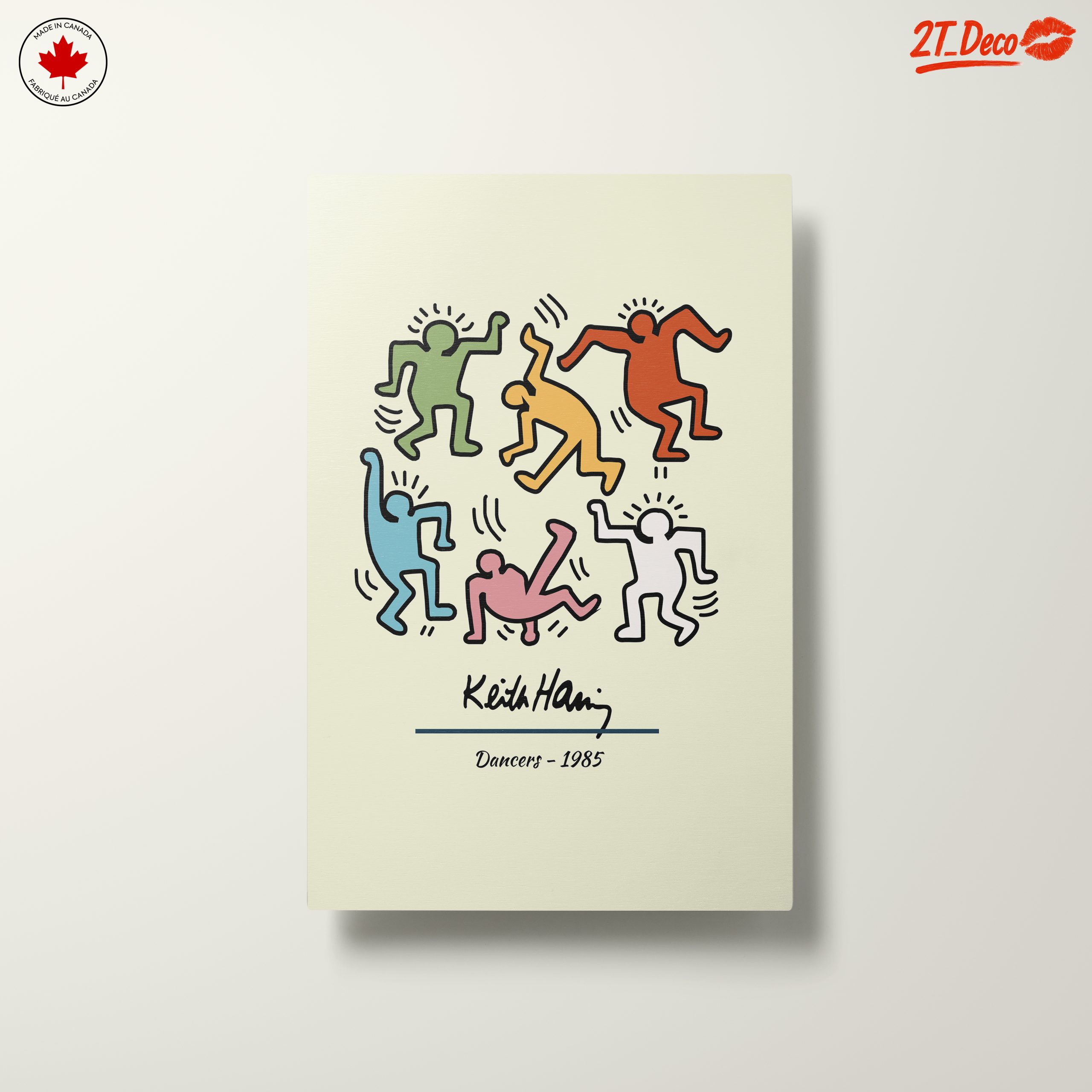 Keith Haring Dancers Artwork 2 - Image 10