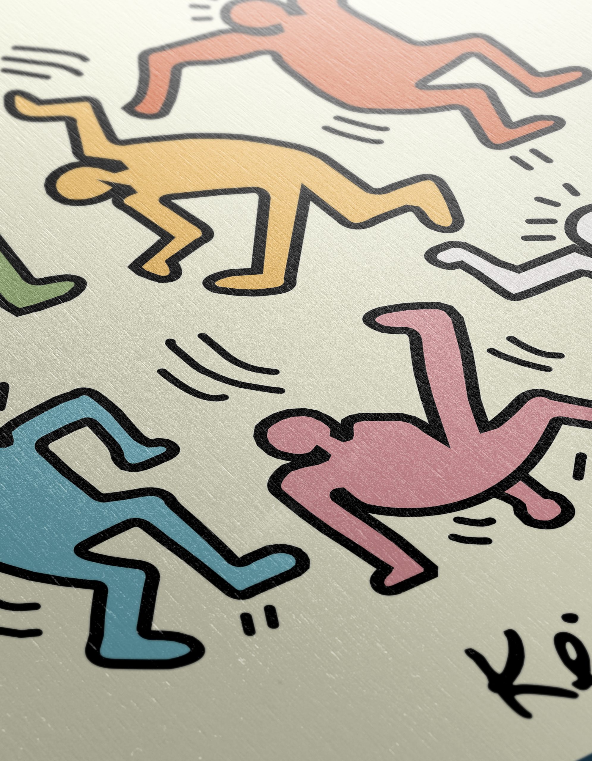 Keith Haring Dancers Artwork 2 - Image 12
