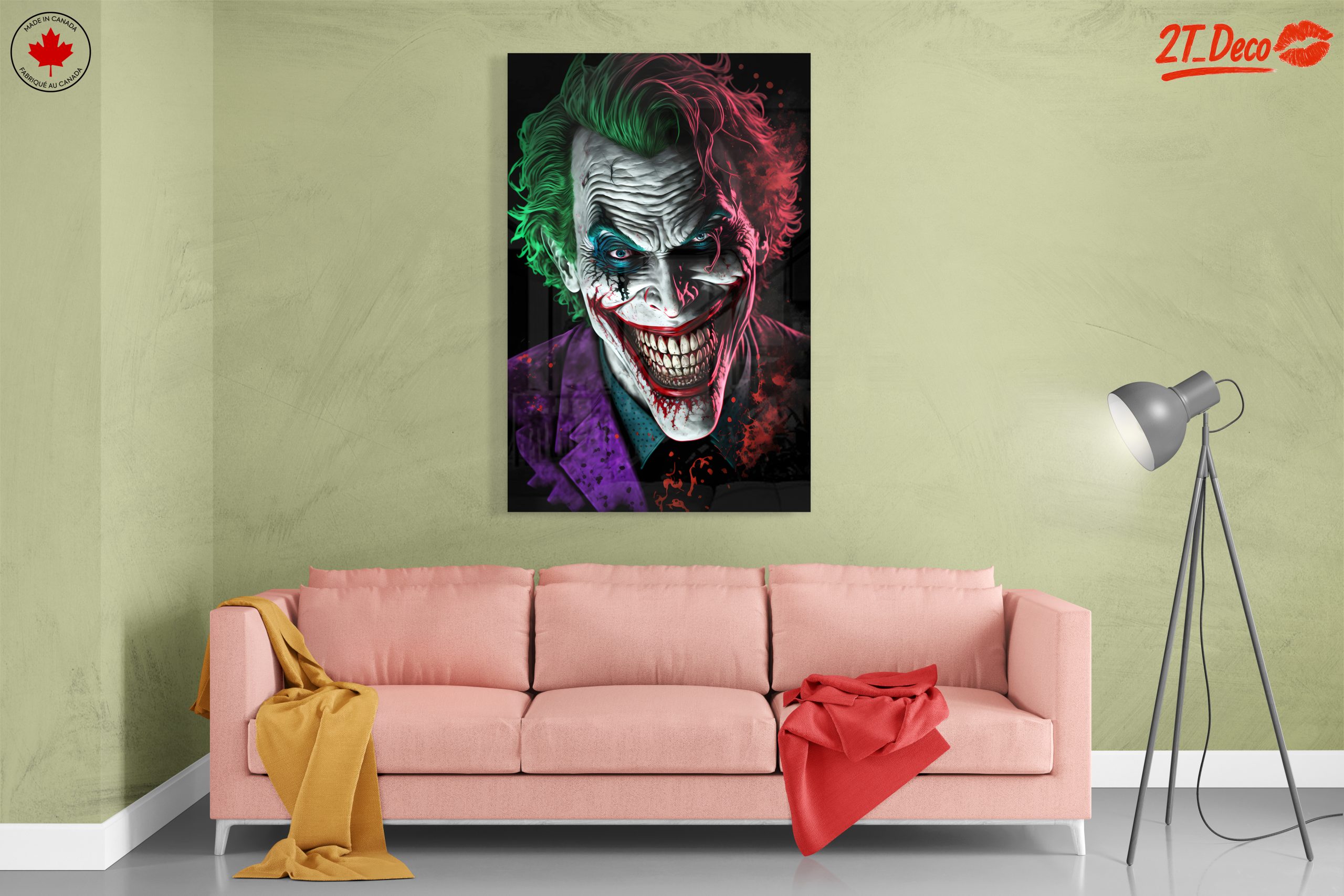 Dynamic Joker Portrait with Vivid Colors - Image 7