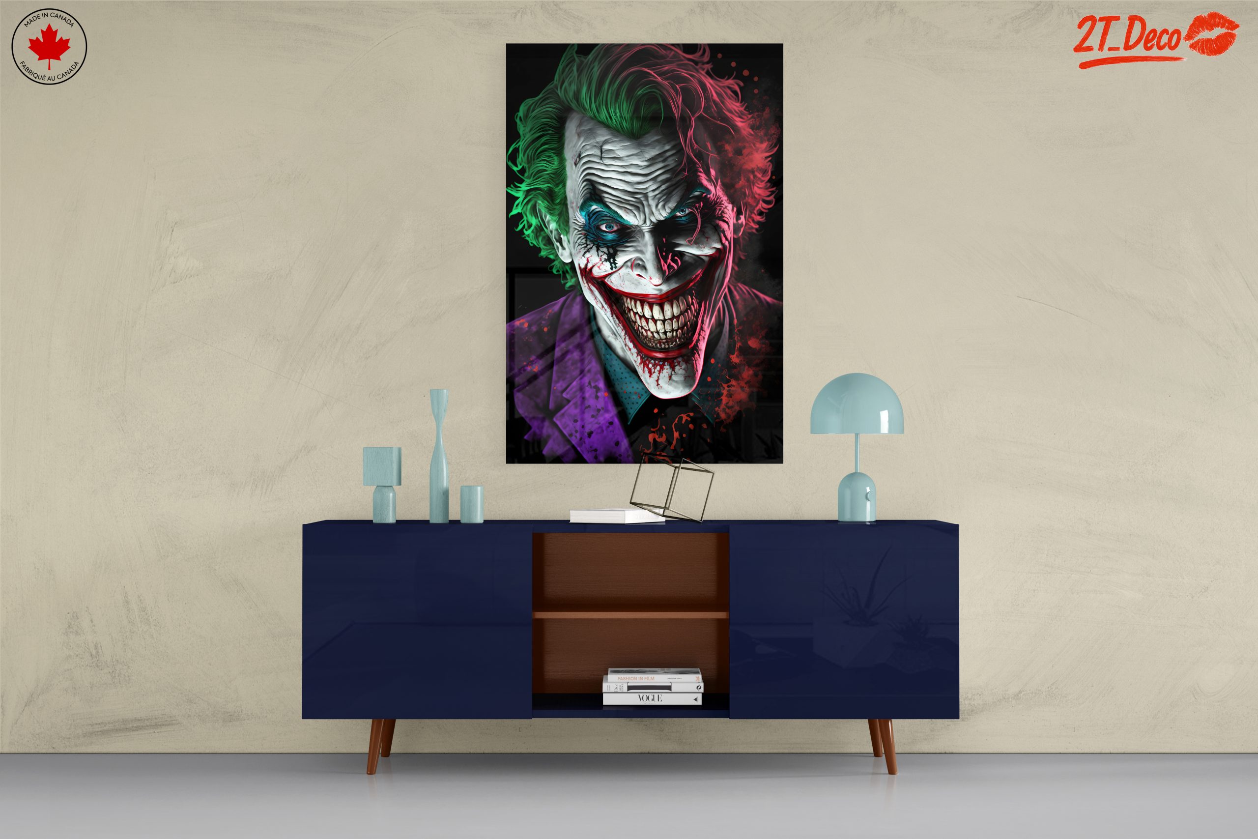 Dynamic Joker Portrait with Vivid Colors - Image 8