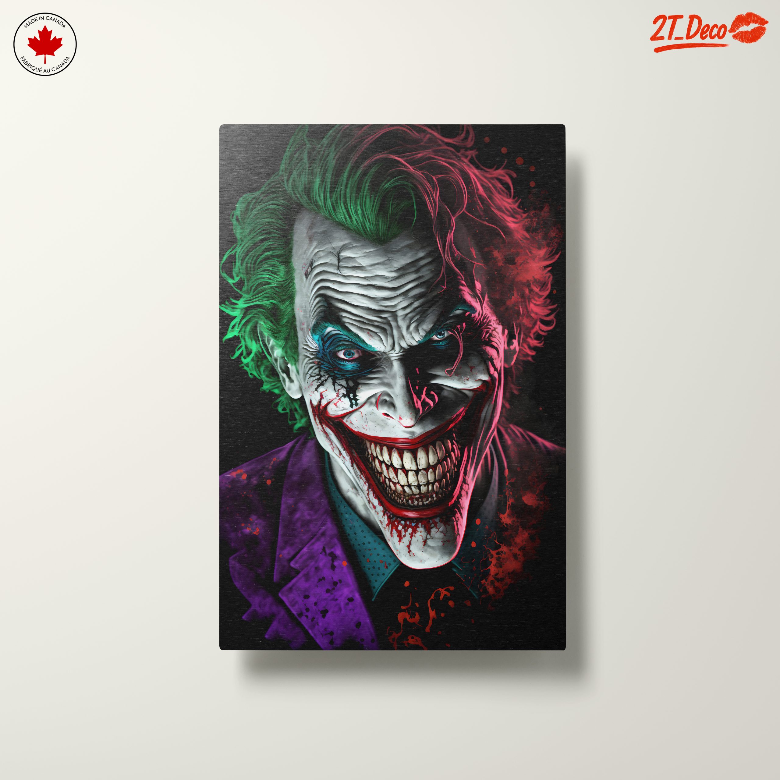 Dynamic Joker Portrait with Vivid Colors - Image 10
