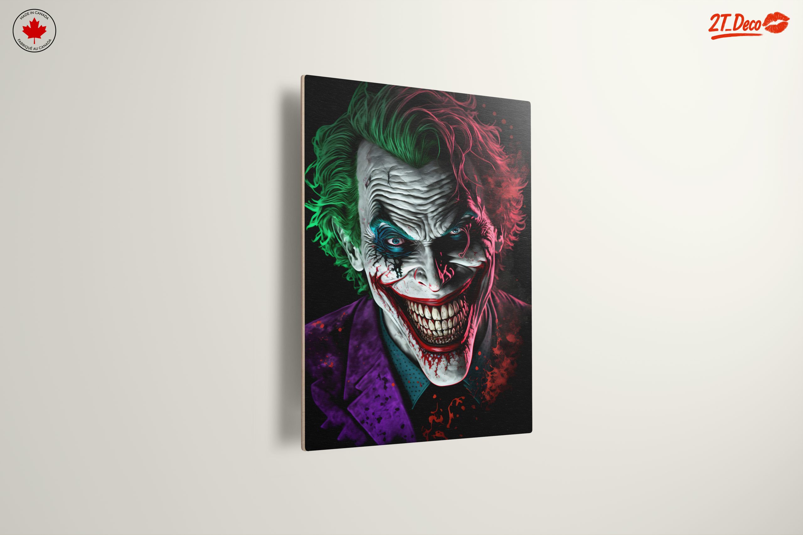Dynamic Joker Portrait with Vivid Colors - Image 13