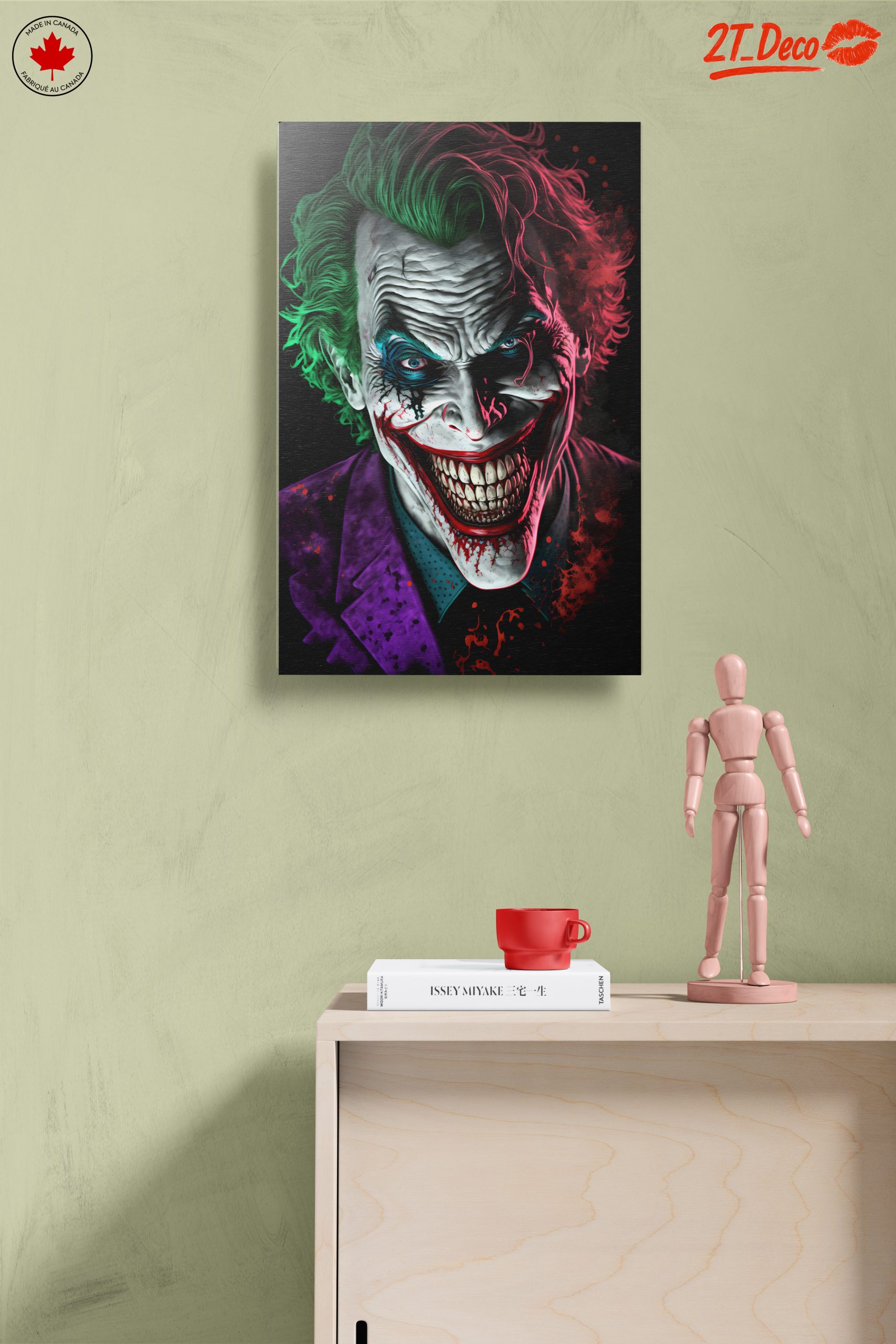 Dynamic Joker Portrait with Vivid Colors - Image 14
