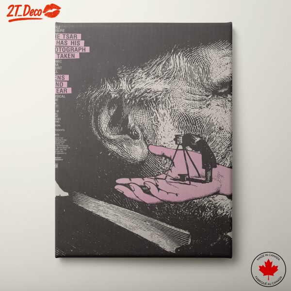 Contemporary Pop Art Featuring Unique Double Exposure