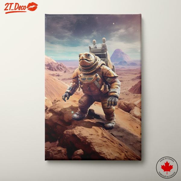 Futuristic Animal Space Adventure Art