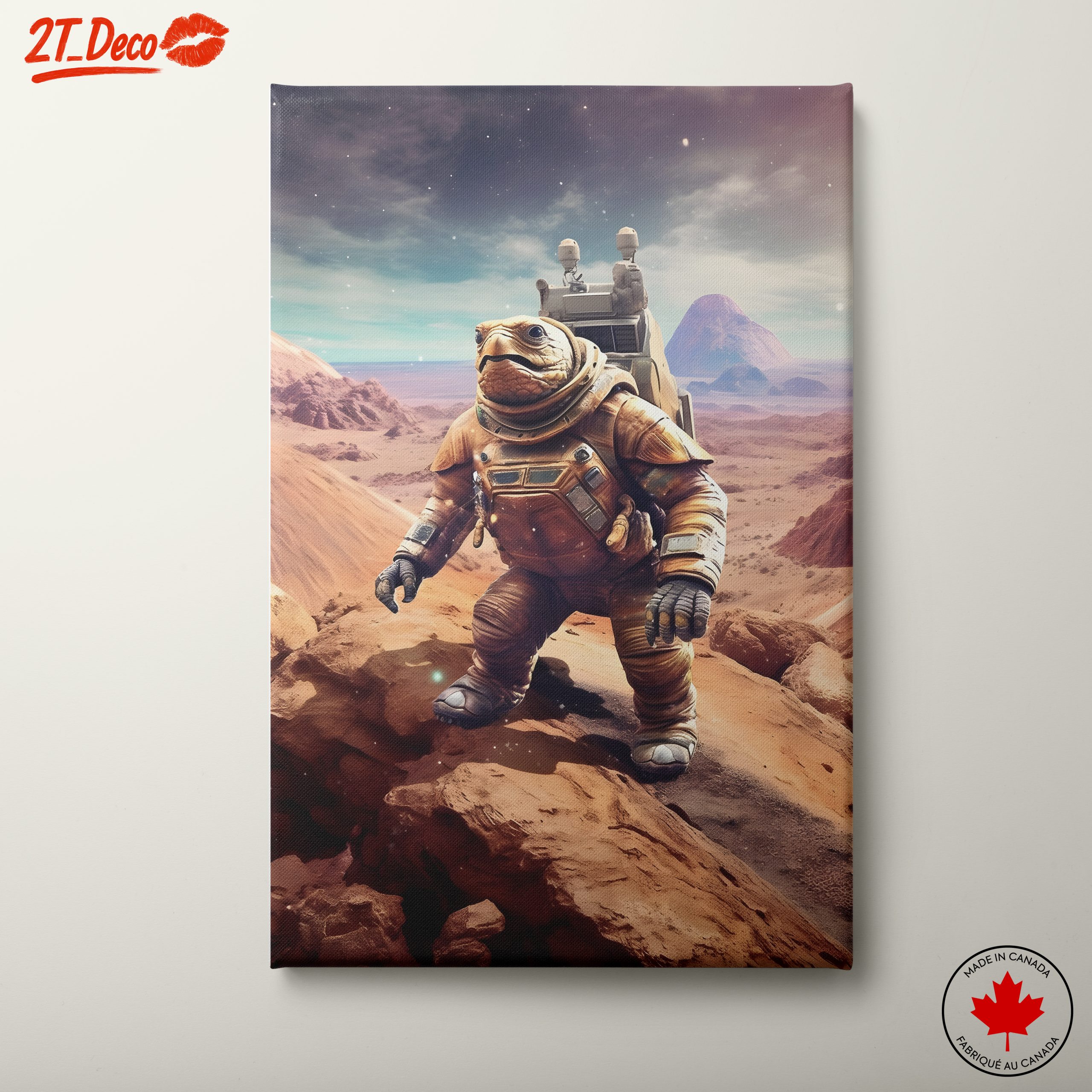 Futuristic Animal Space Adventure Art
