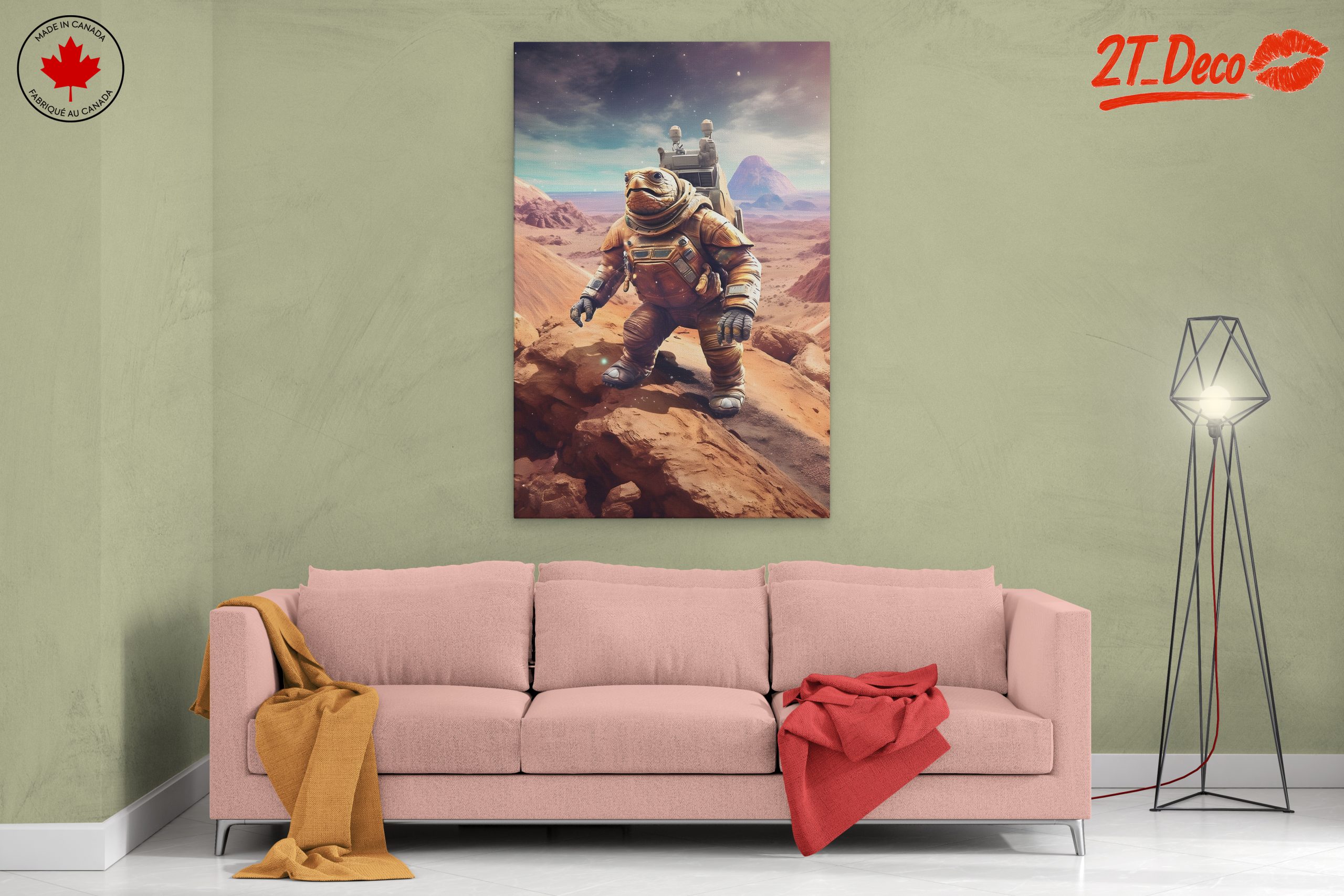 Futuristic Animal Space Adventure Art - Image 2