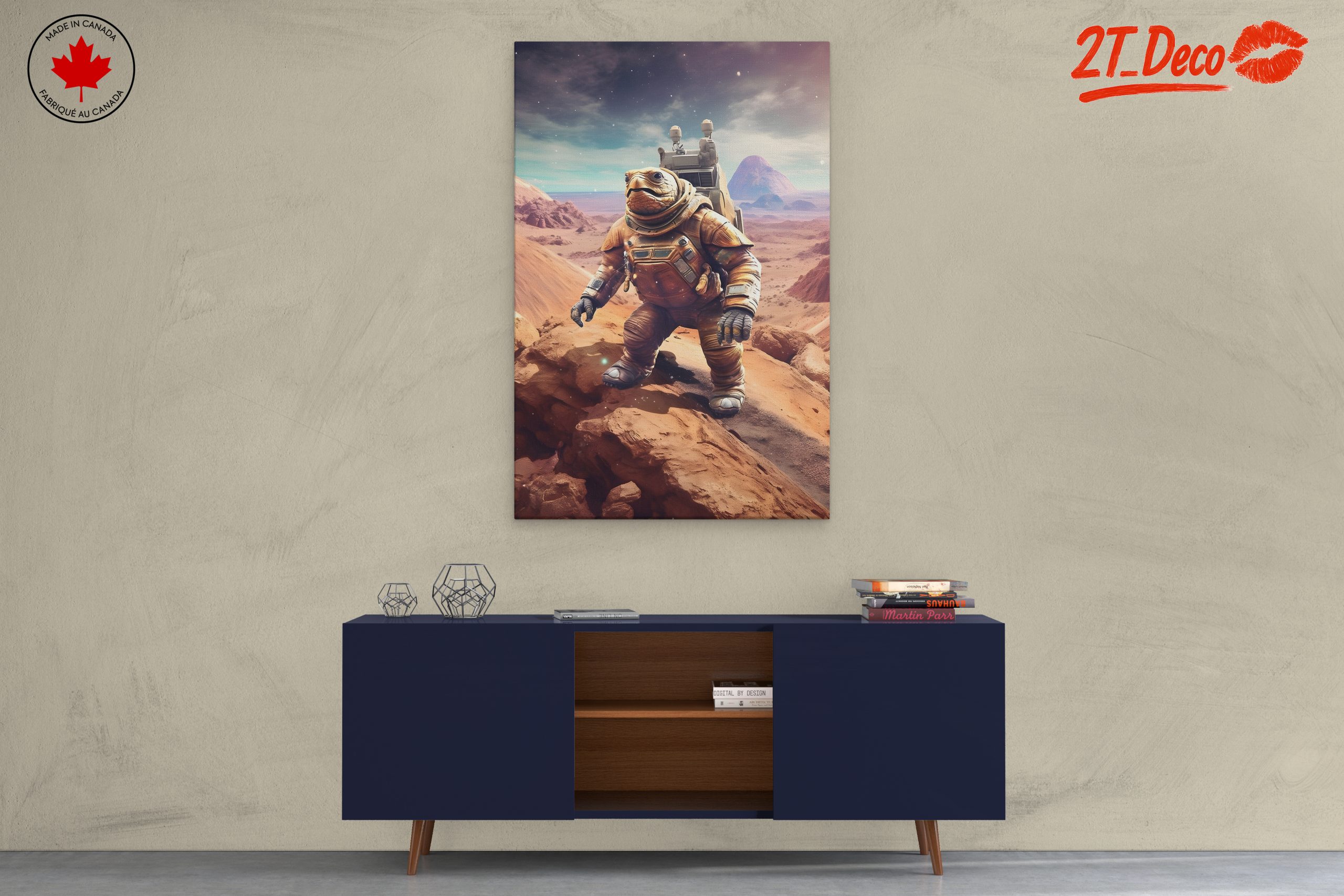 Futuristic Animal Space Adventure Art - Image 3