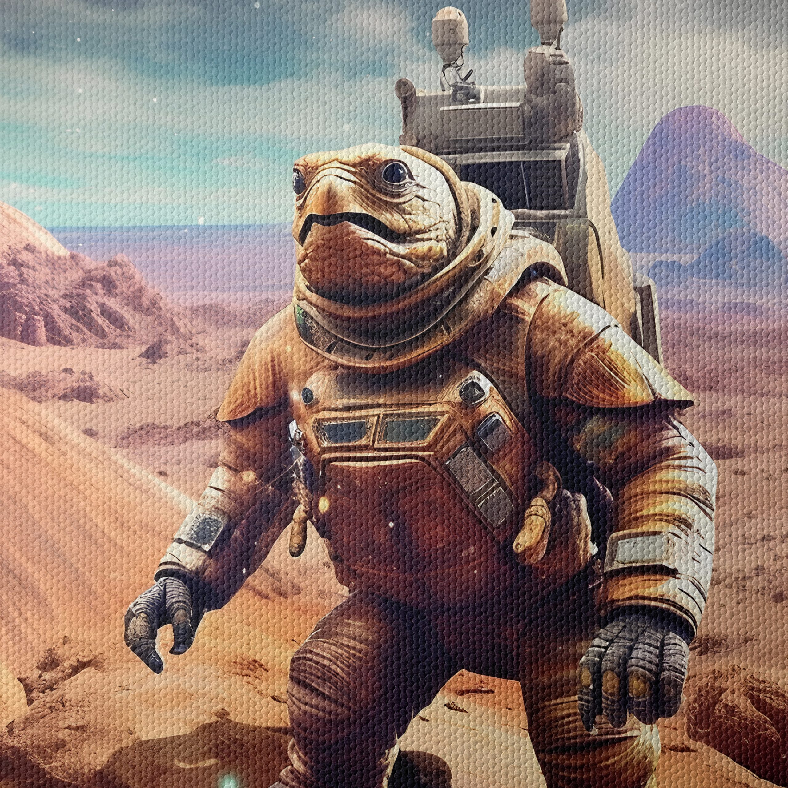 Futuristic Animal Space Adventure Art - Image 4