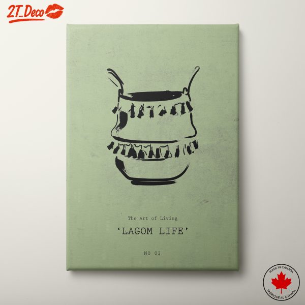 Lagom Life Minimalist Botanical Artwork