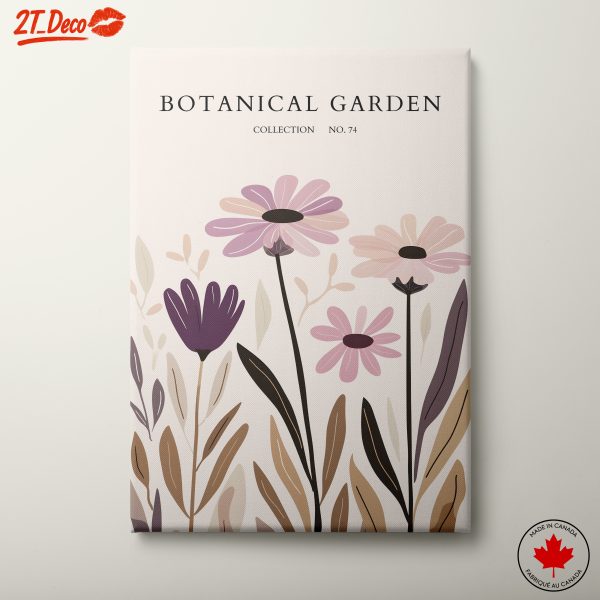 Stylized Botanical Garden Floral Art 2